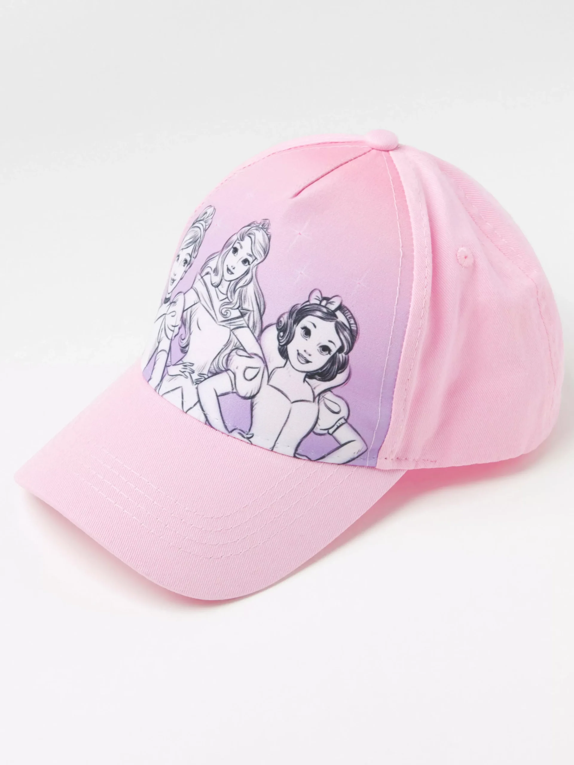 Accessoarer>Lindex Keps Med Rund Skarm Och Disney-Prinsessor Light Pink