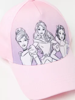 Accessoarer>Lindex Keps Med Rund Skarm Och Disney-Prinsessor Light Pink