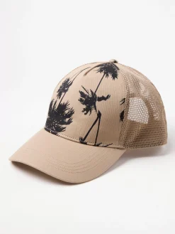 Accessoarer>Lindex Keps Med Rund Skarm Och Palmer Khaki