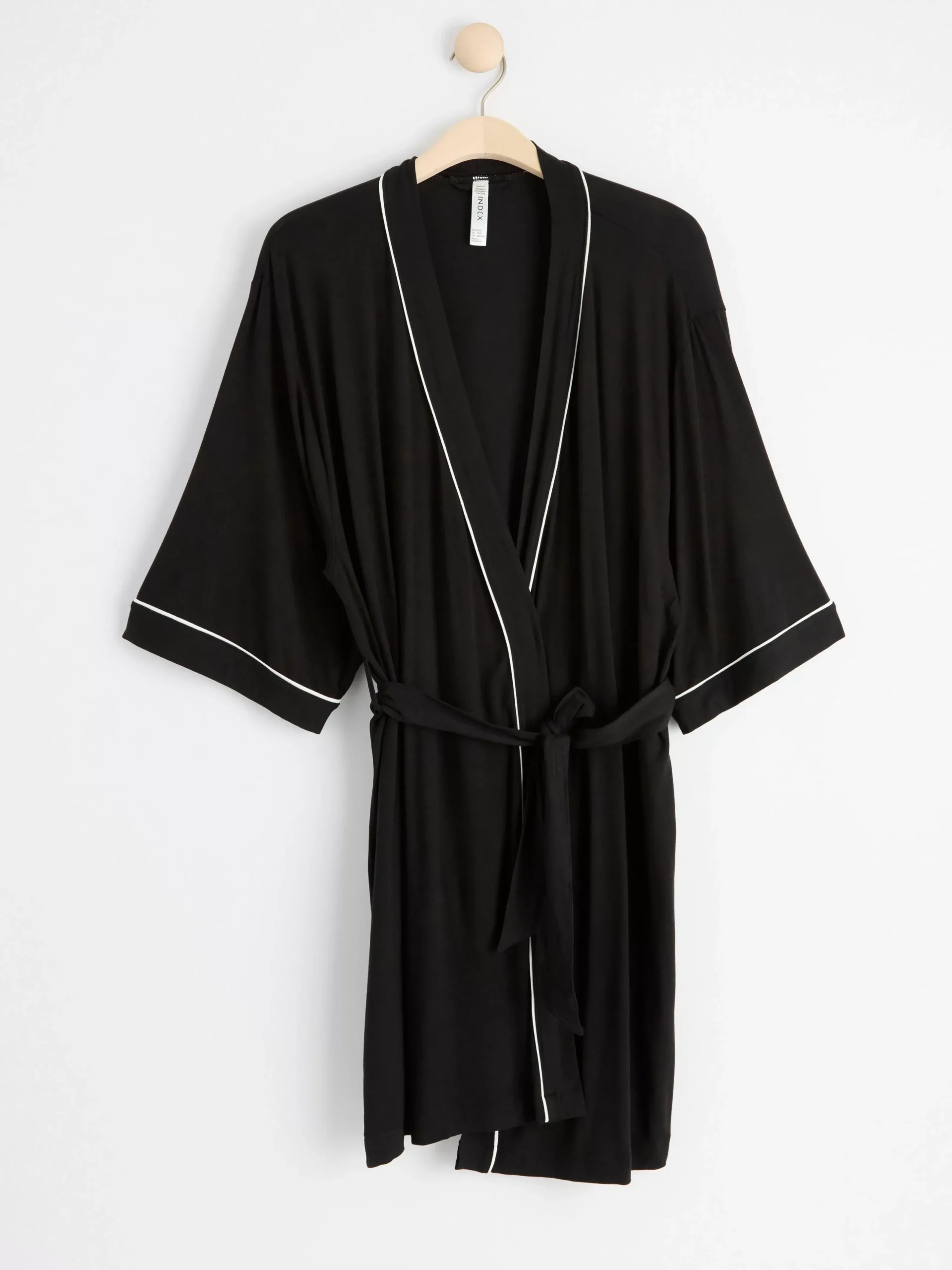 Nattplagg>Lindex Kimono I Mjuk Trika Black