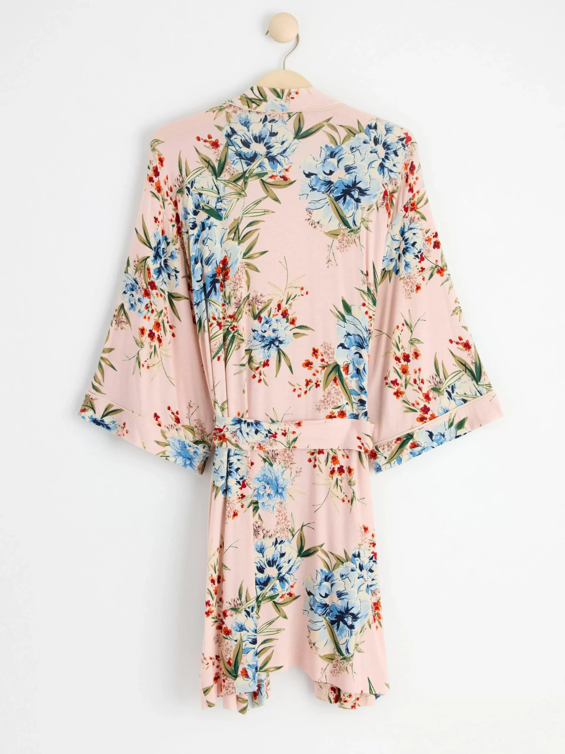 Nattplagg>Lindex Kimono I Mjuk Trika Light Lilac