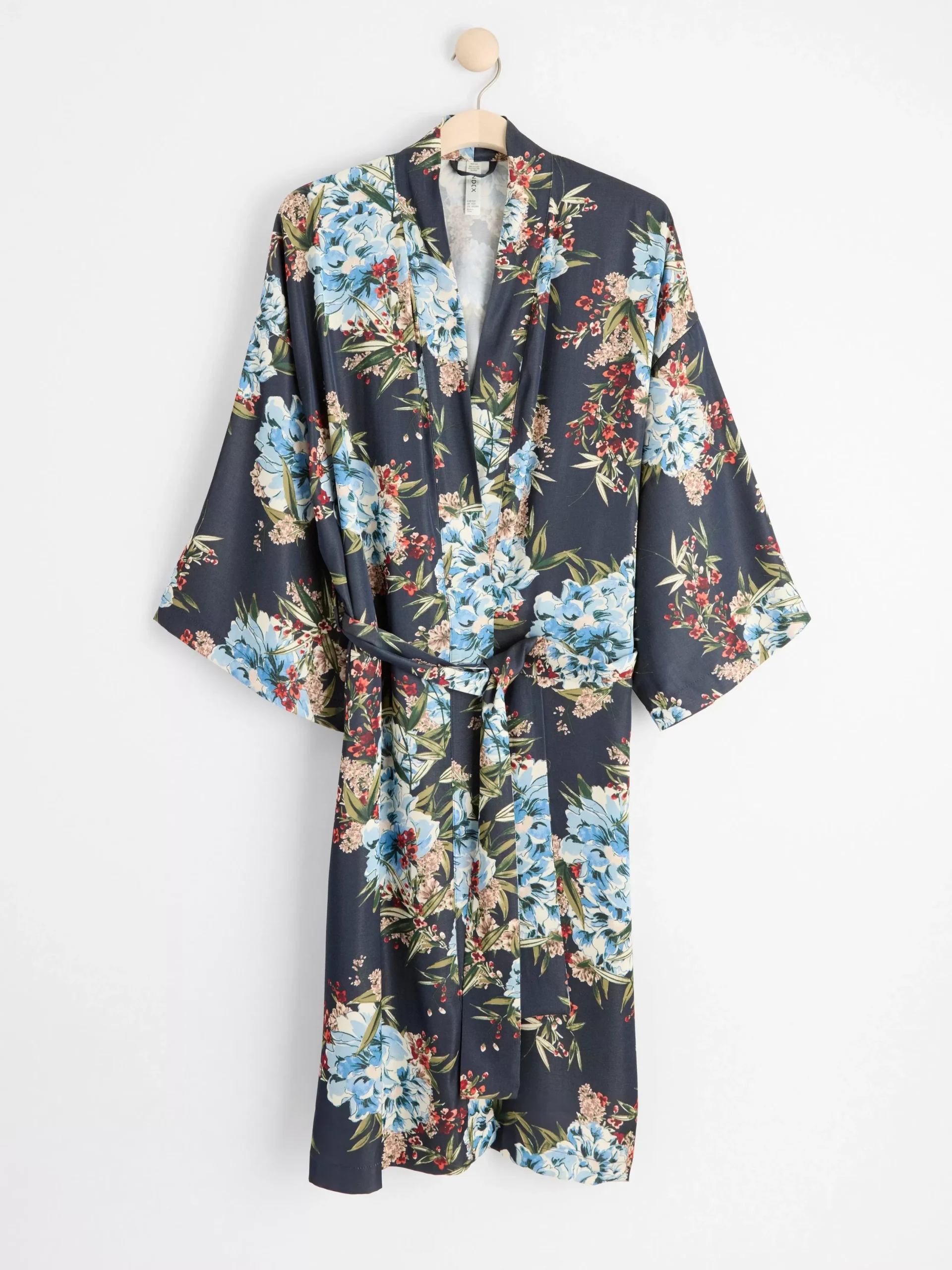 Nattplagg>Lindex Kimono I Satin Navy