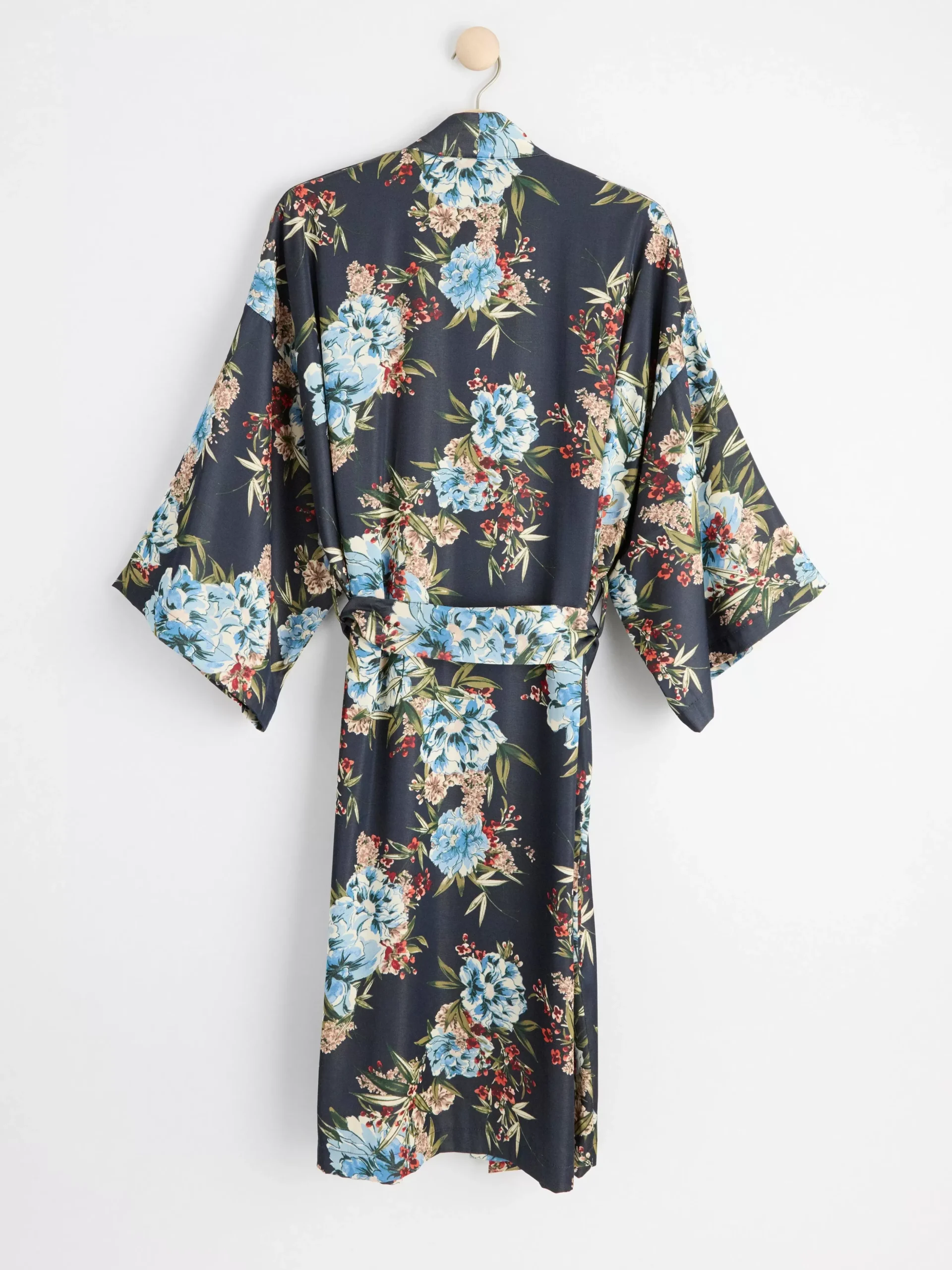 Nattplagg>Lindex Kimono I Satin Navy