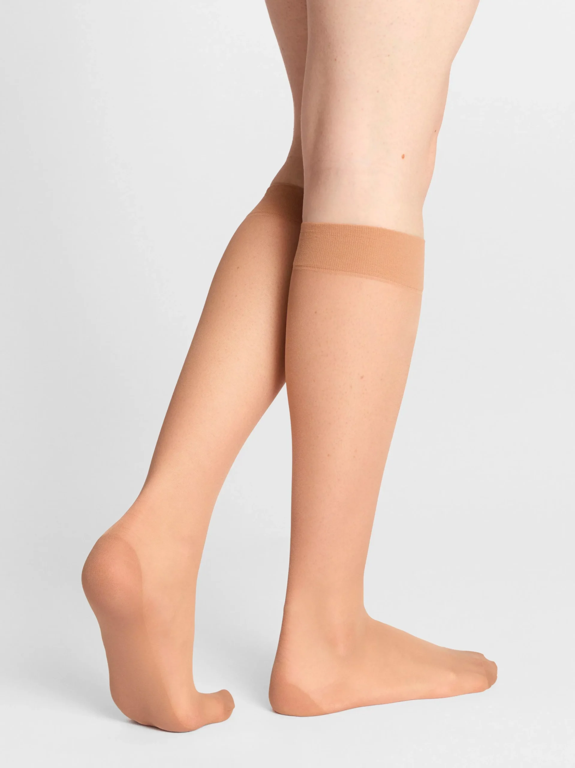 Strumpor>Lindex Knastrumpa I 40 Denier Med Forstarkt Sula Light Beige