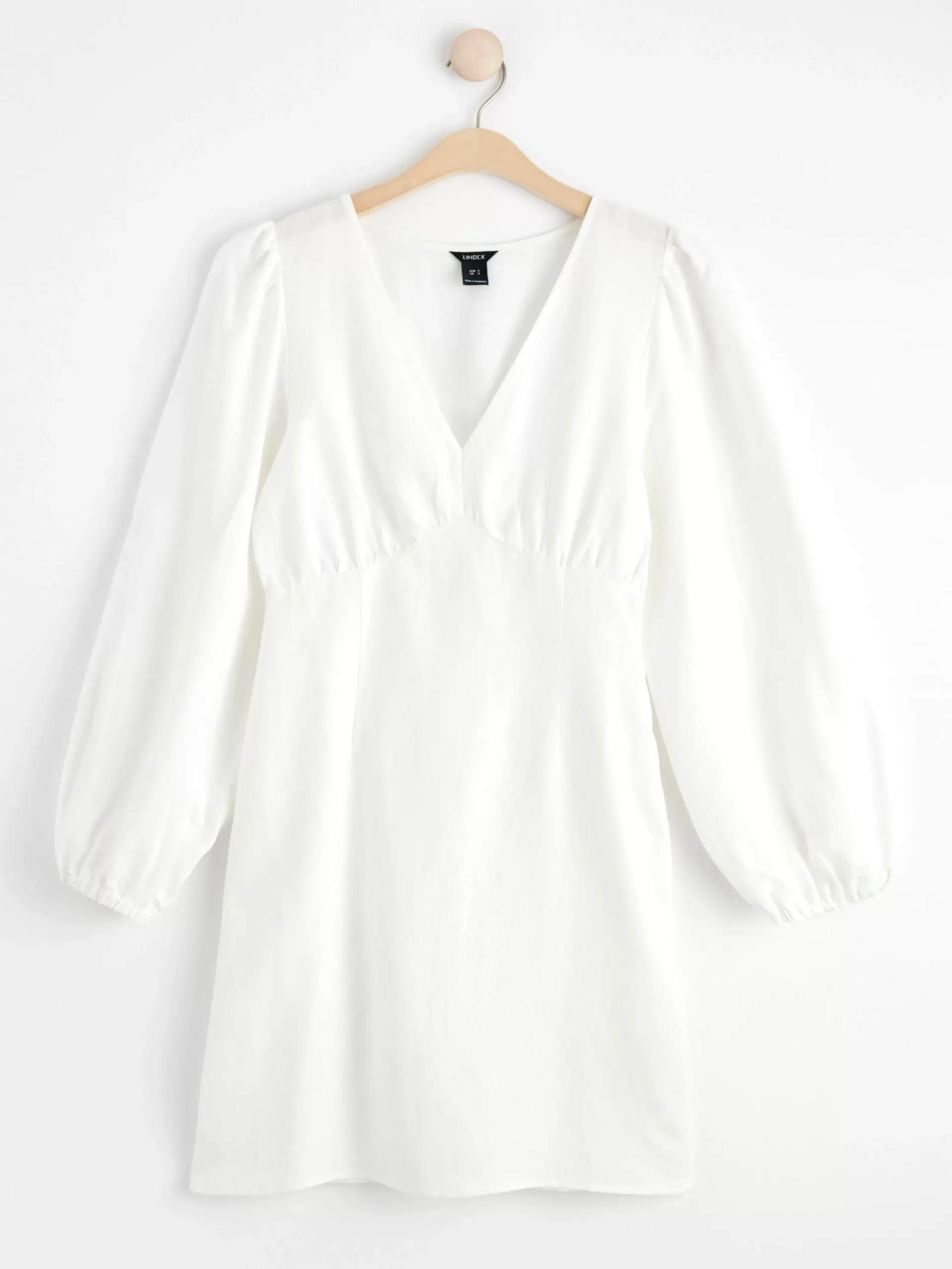 Klänningar>Lindex Kort Klanning I Linneblandning Off White