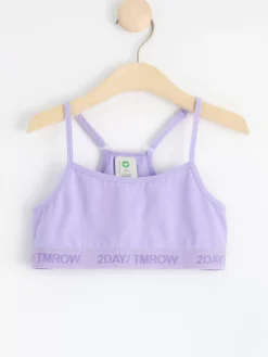 Underkläder>Lindex Kort Topp Med Brottarrygg Light Lilac