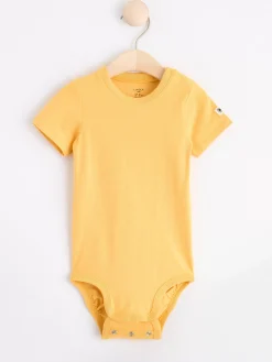 Bodies>Lindex Kortarmad Body Light Dusty Yellow