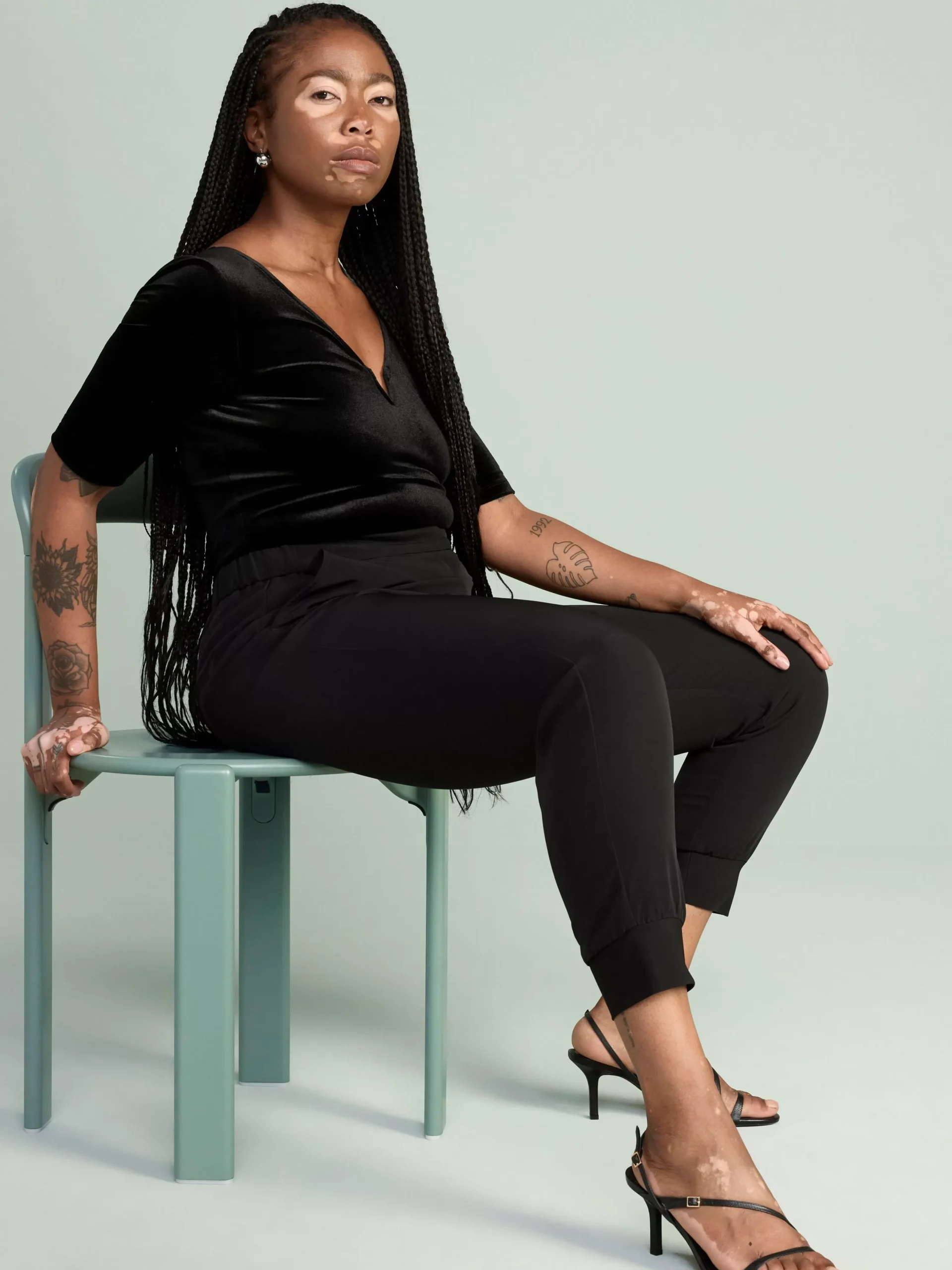 Toppar & T-Shirts>Lindex Kortarmad Body I Sammet Black