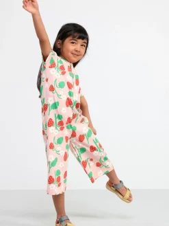 Jumpsuits>Lindex Kortarmad Jumpsuit Light Pink