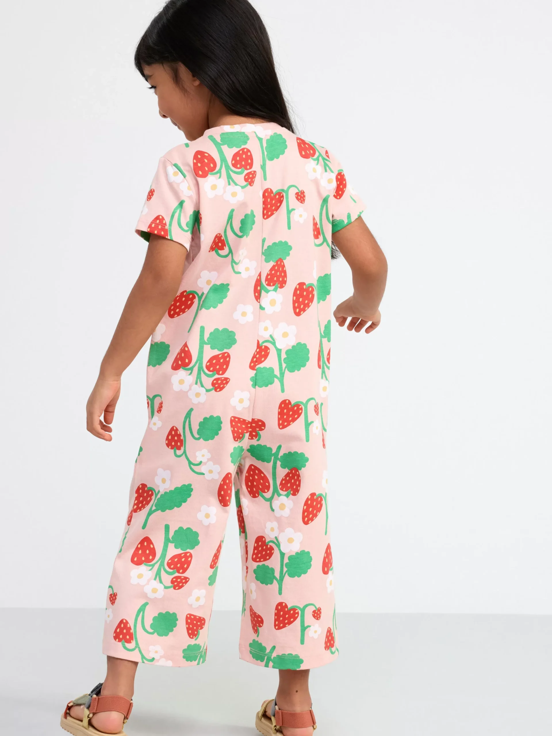Jumpsuits>Lindex Kortarmad Jumpsuit Light Pink