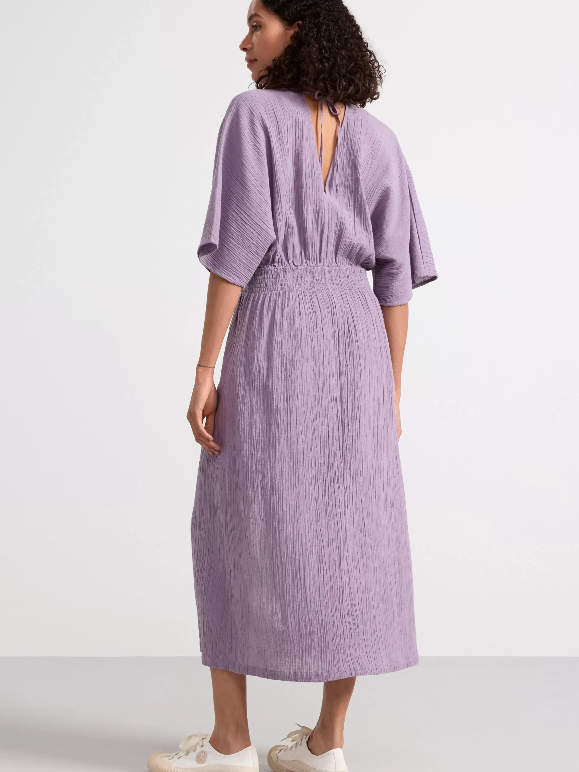 Klänningar>Lindex Kortarmad Maxiklanning Dusty Lilac