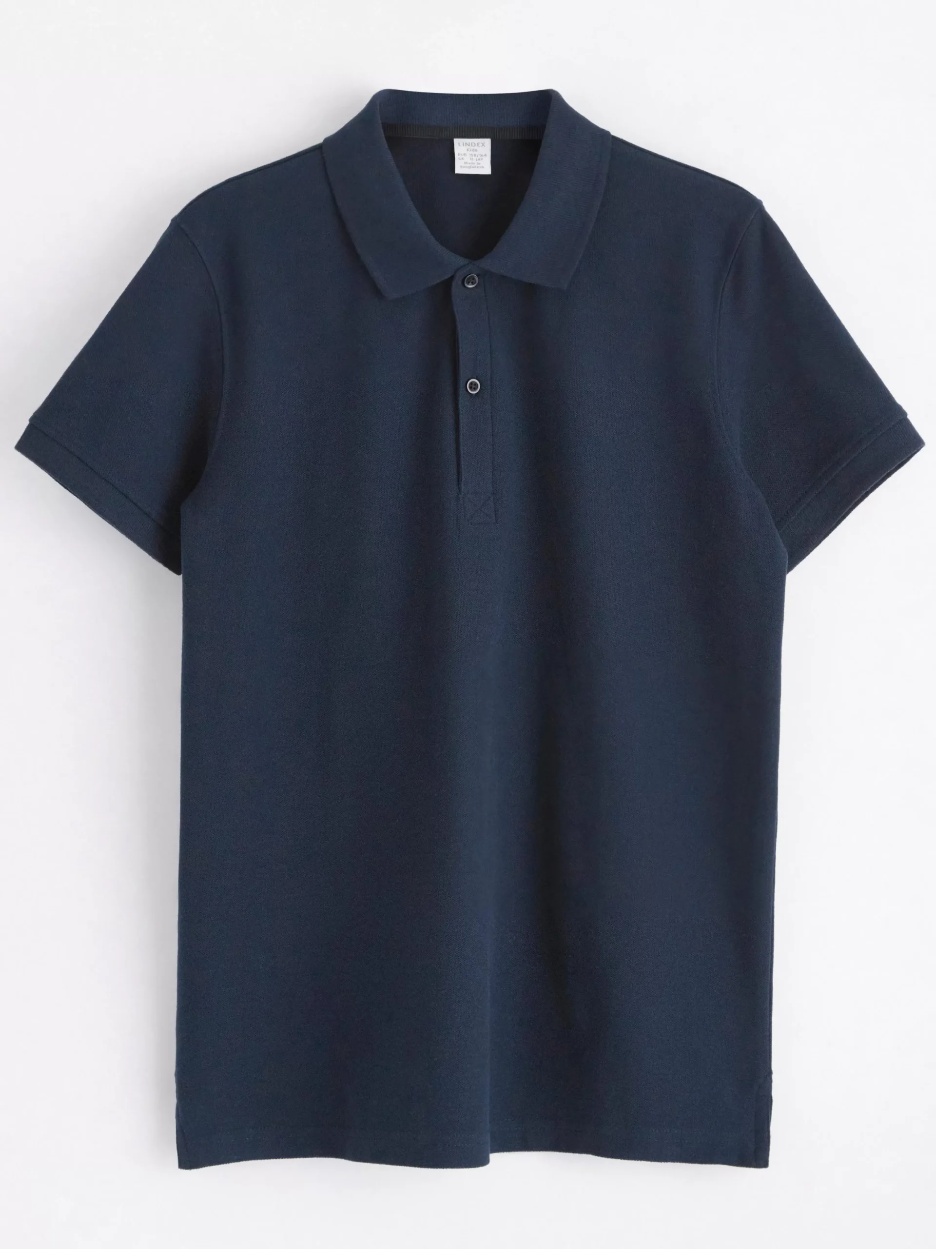 Toppar & T-Shirts>Lindex Kortarmad Piketroja Dark Navy