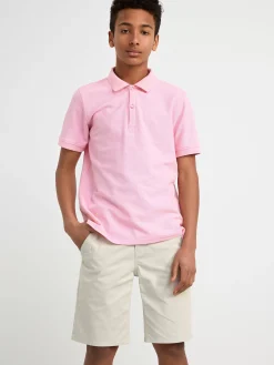 Toppar & T-Shirts>Lindex Kortarmad Piketroja Light Pink
