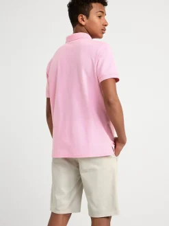 Toppar & T-Shirts>Lindex Kortarmad Piketroja Light Pink