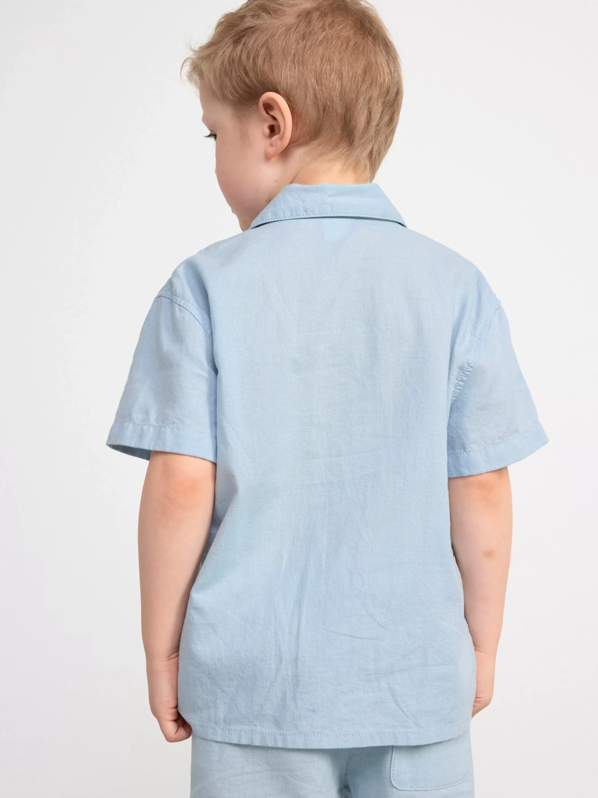 Skjortor & Blusar>Lindex Kortarmad Skjorta Light Blue
