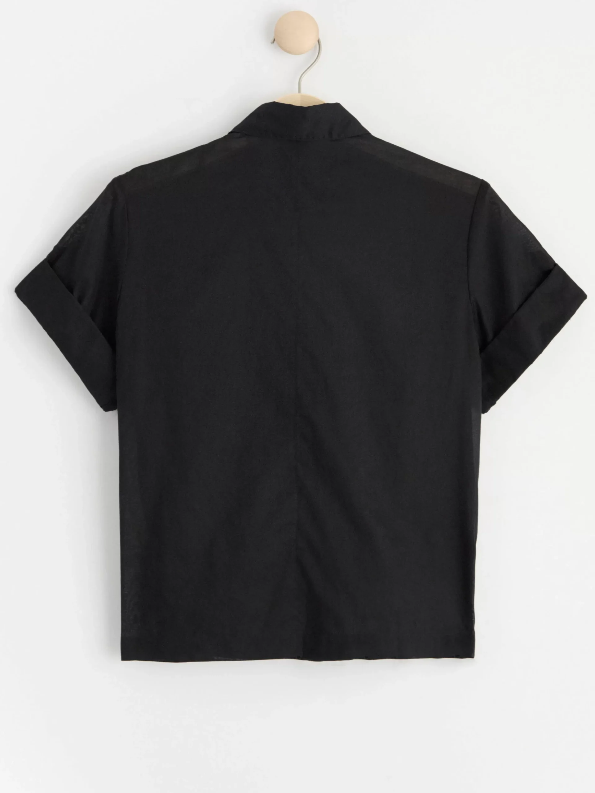 Blusar & Skjortor>Lindex Kortarmad Skjorta Black
