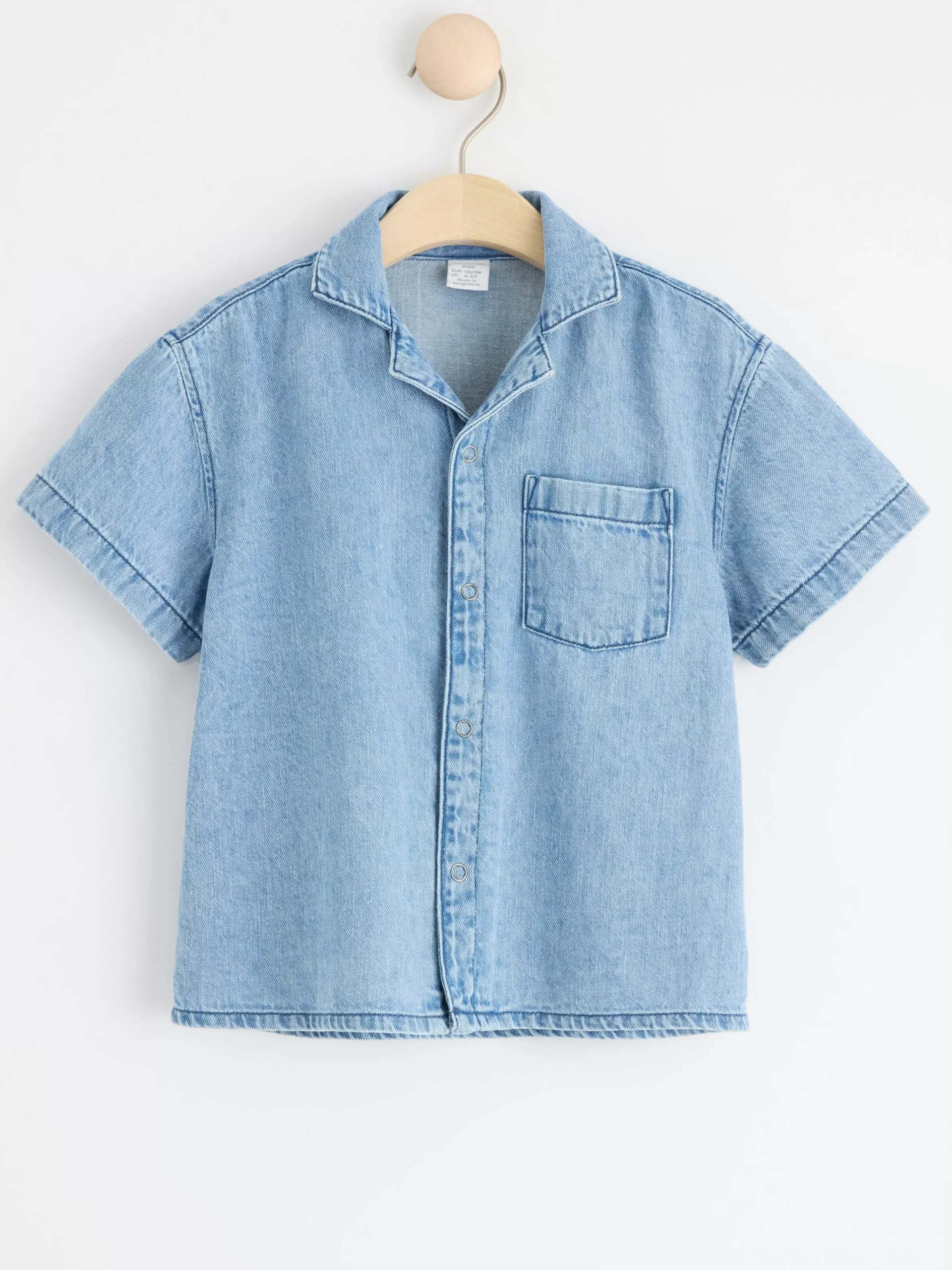 Skjortor & Blusar>Lindex Kortarmad Skjorta Denim