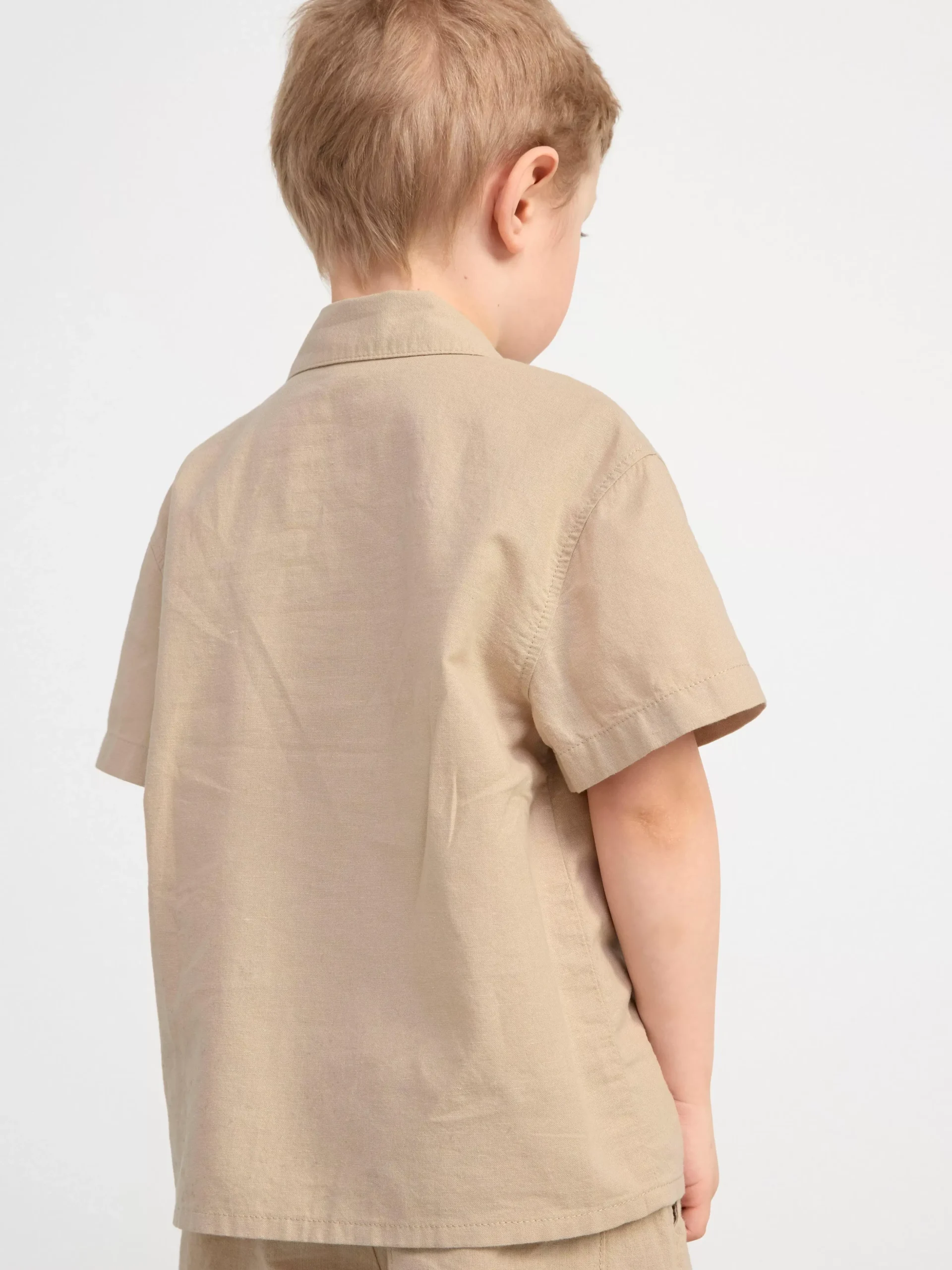 Skjortor & Blusar>Lindex Kortarmad Skjorta Beige