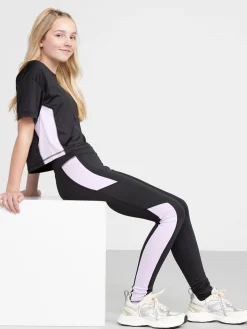 Toppar & T-Shirts>Lindex Kortarmad Sporttopp Black