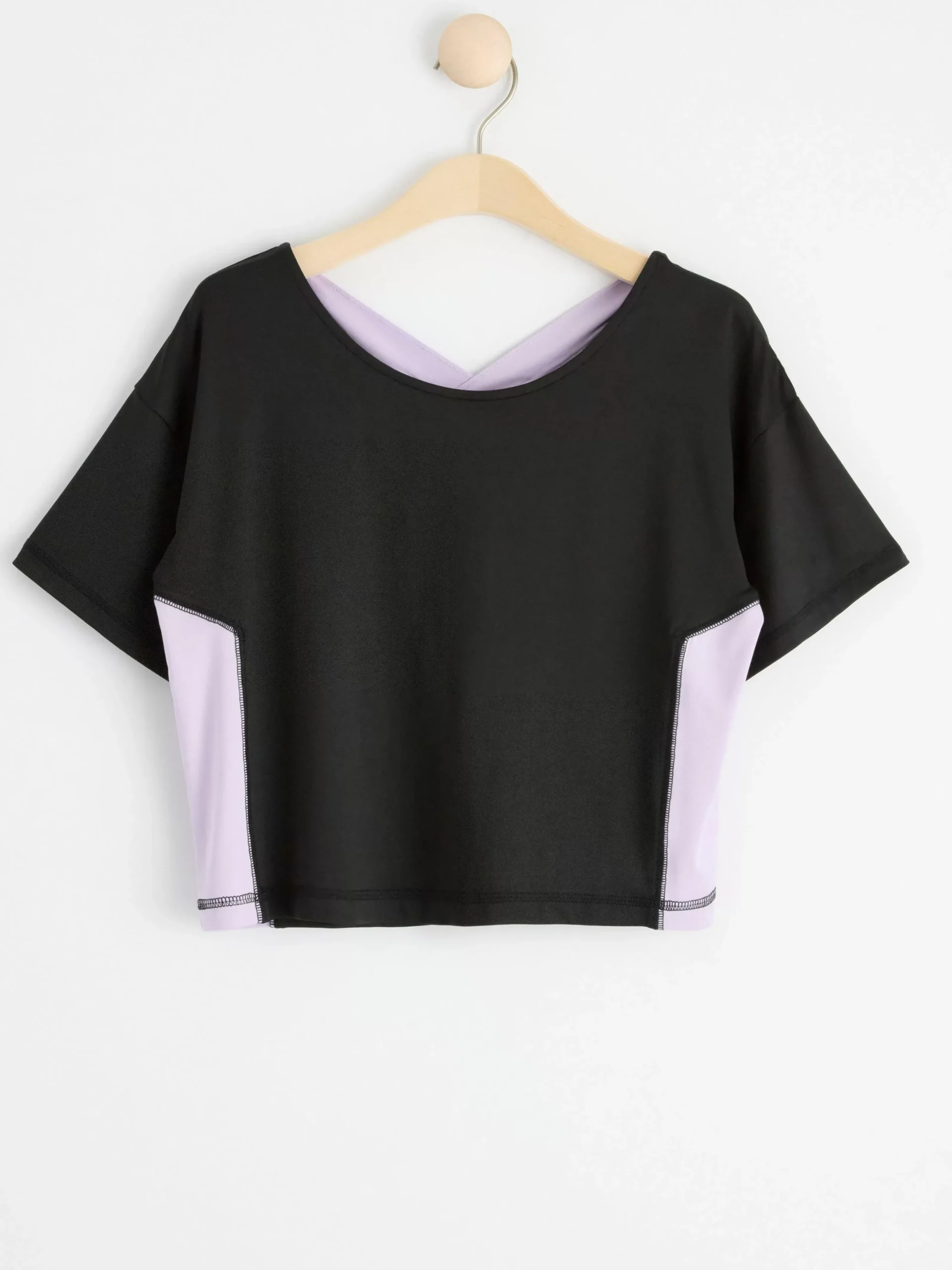 Toppar & T-Shirts>Lindex Kortarmad Sporttopp Black