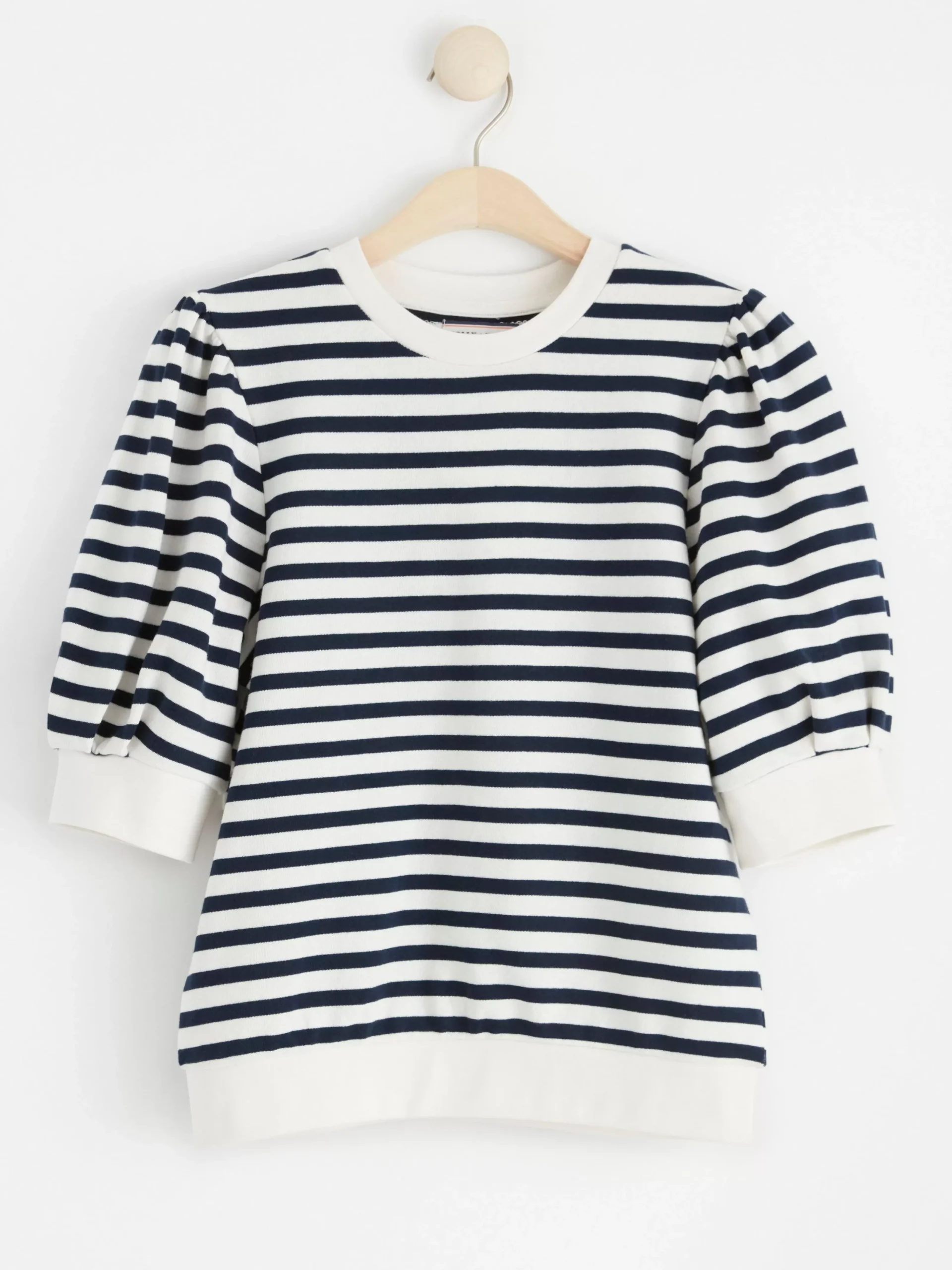 Tröjor & Cardigans>Lindex Kortarmad Sweatshirt Off White