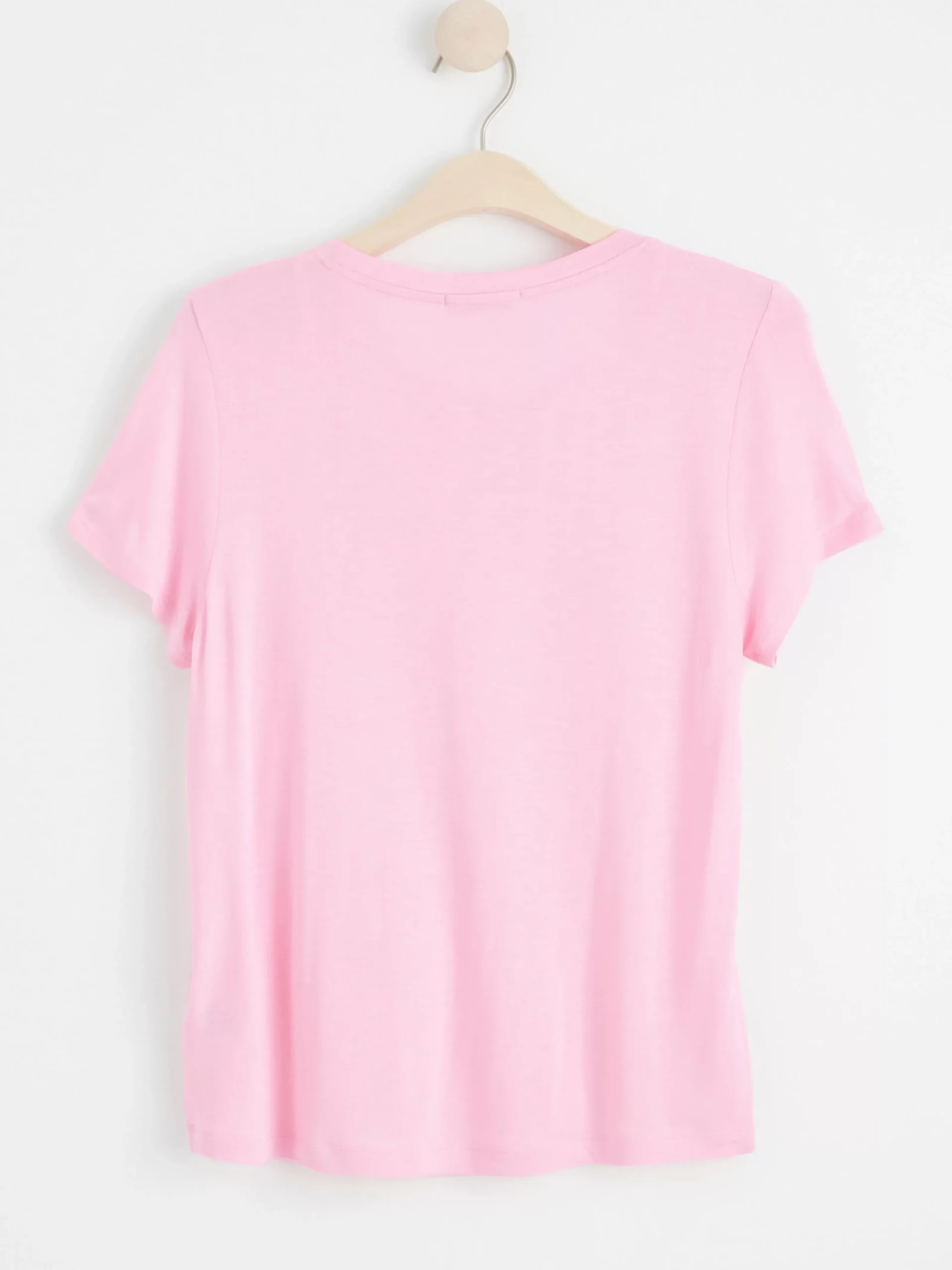 Toppar & T-Shirts>Lindex Kortarmad Topp Light Pink
