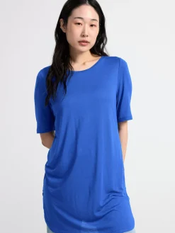 Toppar & T-Shirts>Lindex Kortarmad Topp Blue