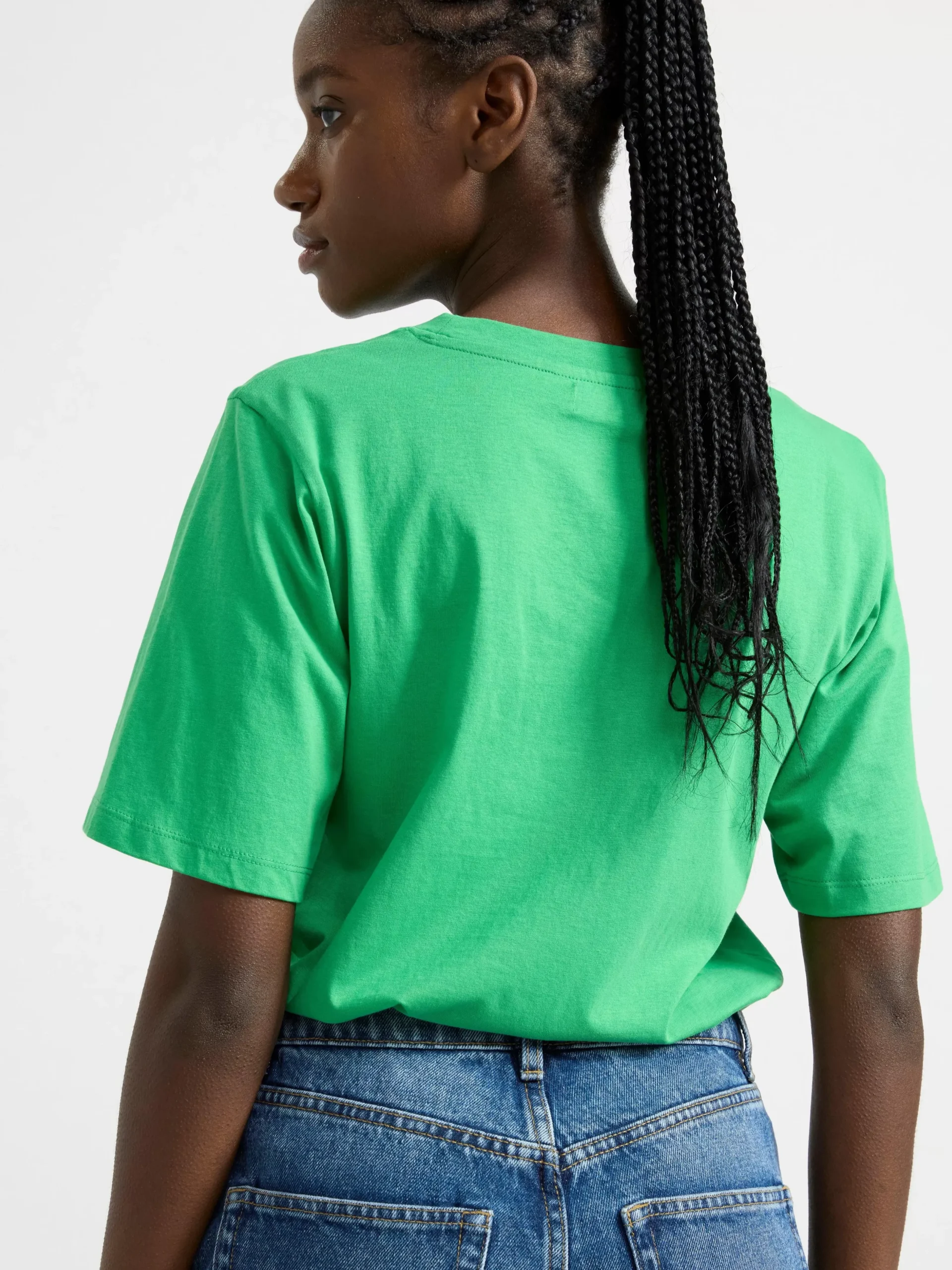 Toppar & T-Shirts>Lindex Kortarmad Topp Green