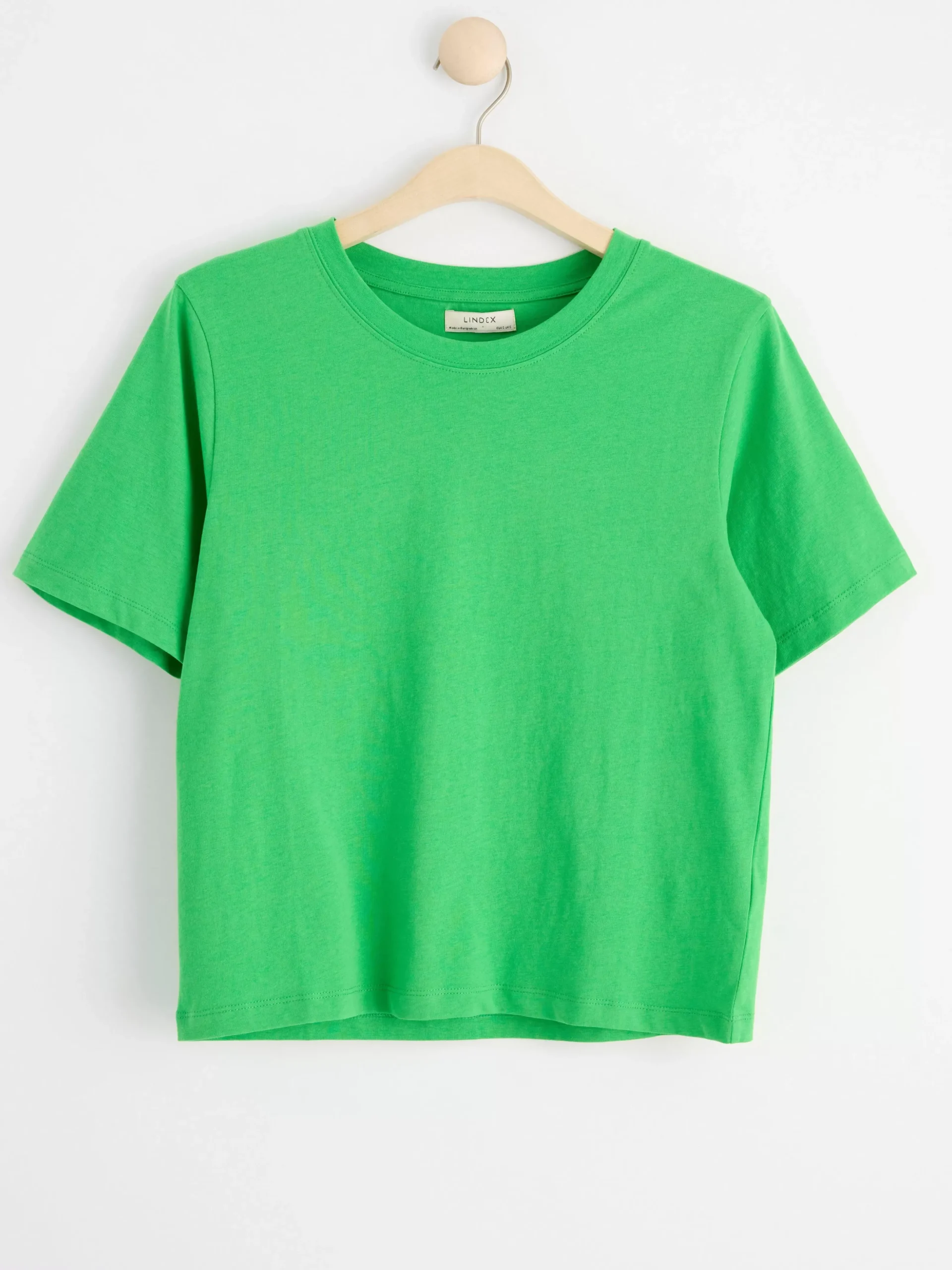 Toppar & T-Shirts>Lindex Kortarmad Topp Green
