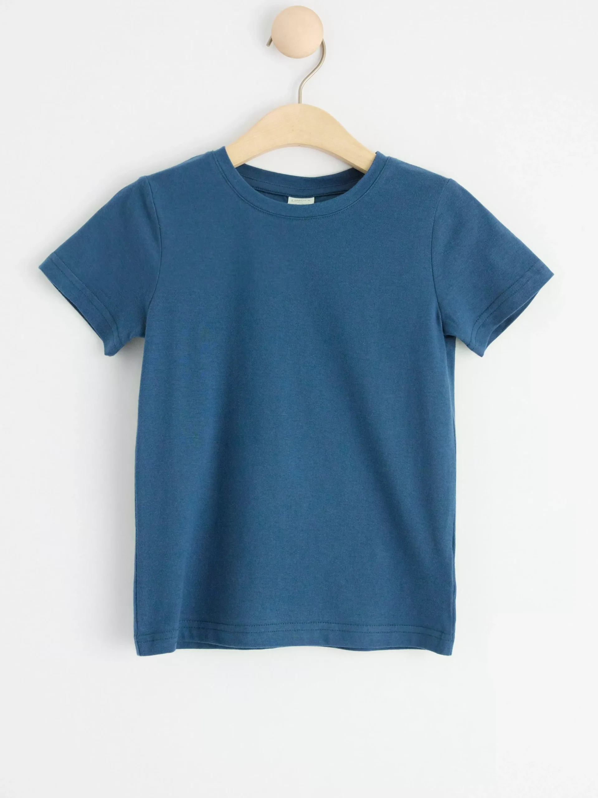 Toppar & T-Shirts>Lindex Kortarmad Topp Dark Dusty Blue