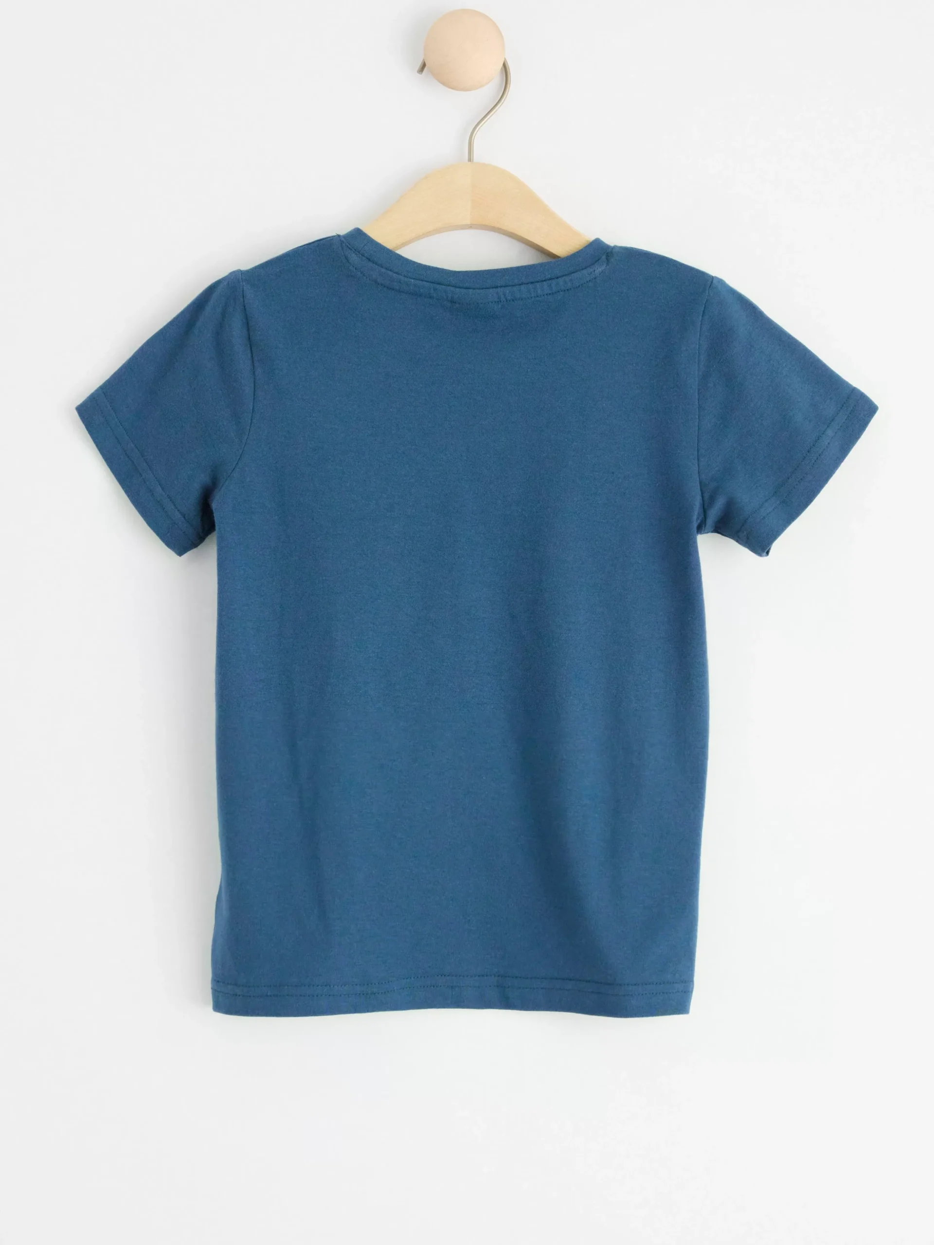 Toppar & T-Shirts>Lindex Kortarmad Topp Dark Dusty Blue