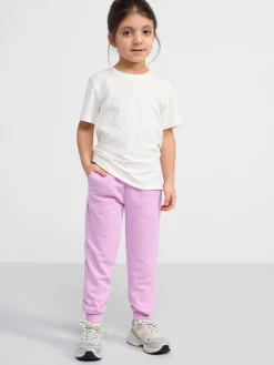 Toppar & T-Shirts>Lindex Kortarmad Topp Light Dusty White