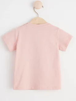 Toppar & T-Shirts>Lindex Kortarmad Topp Light Dusty Pink