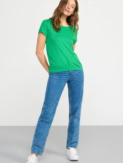 Toppar & T-Shirts>Lindex Kortarmad Topp Green