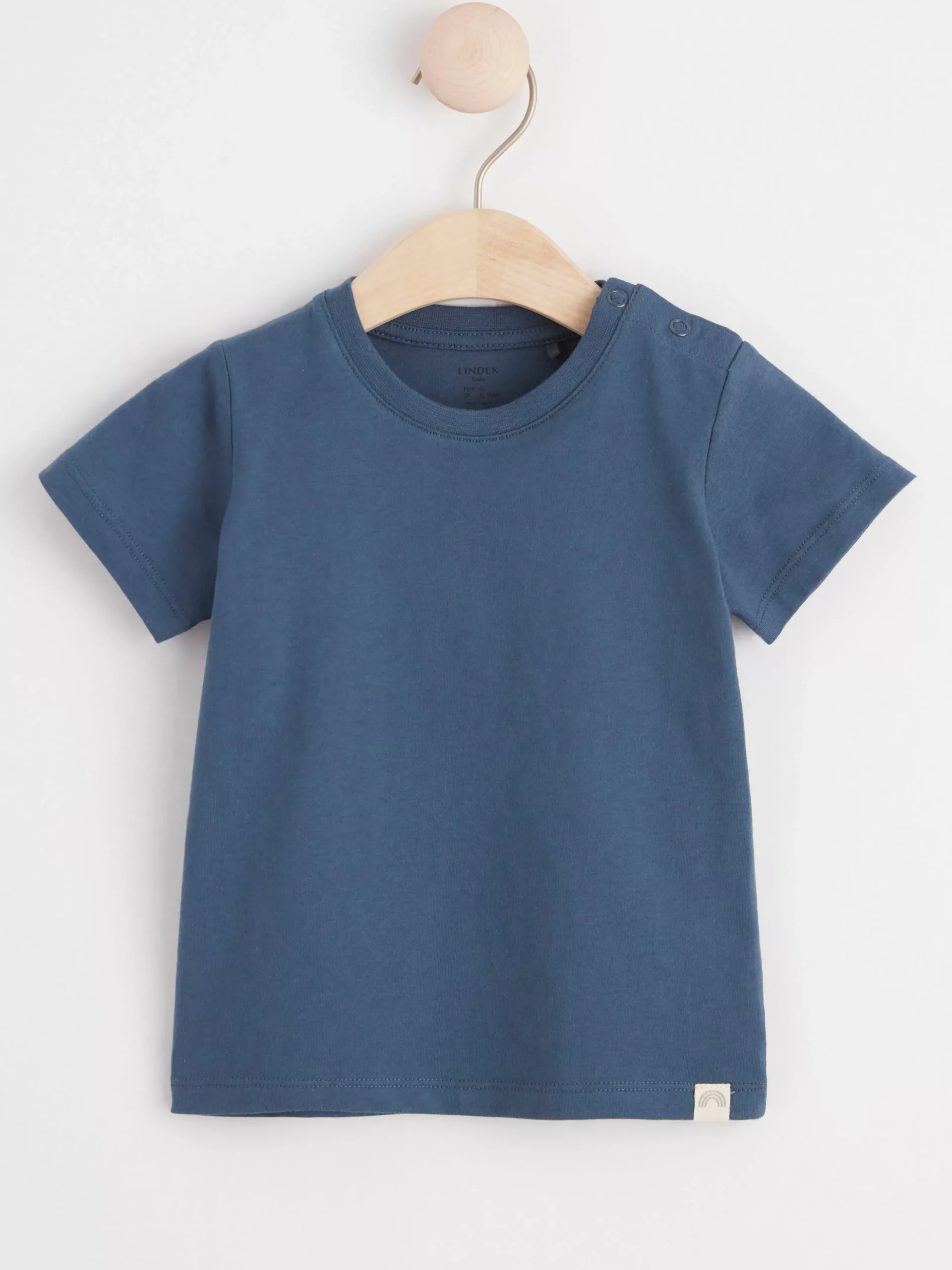 Toppar & T-Shirts>Lindex Kortarmad Topp Dark Blue