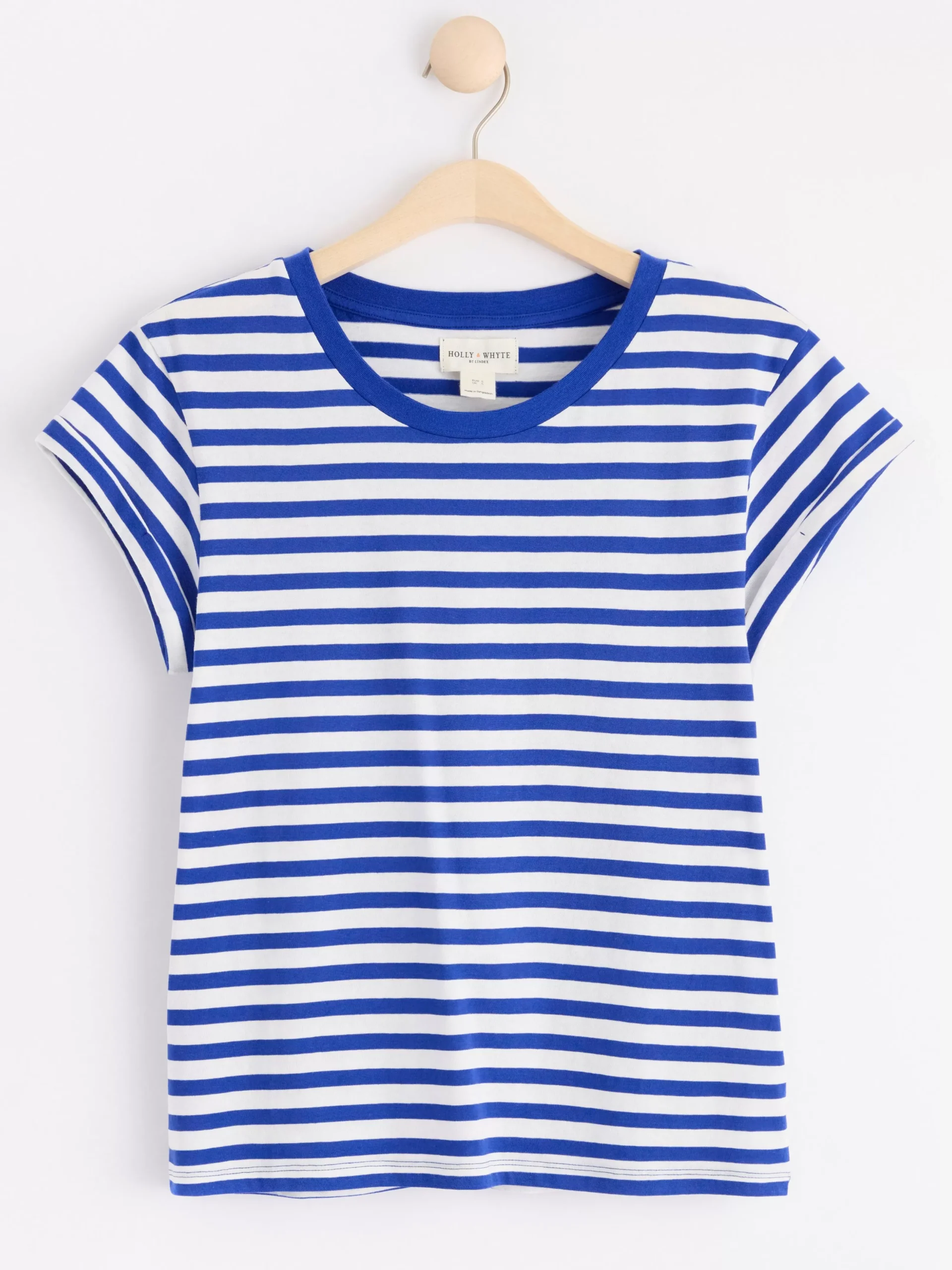 Toppar & T-Shirts>Lindex Kortarmad Topp Blue