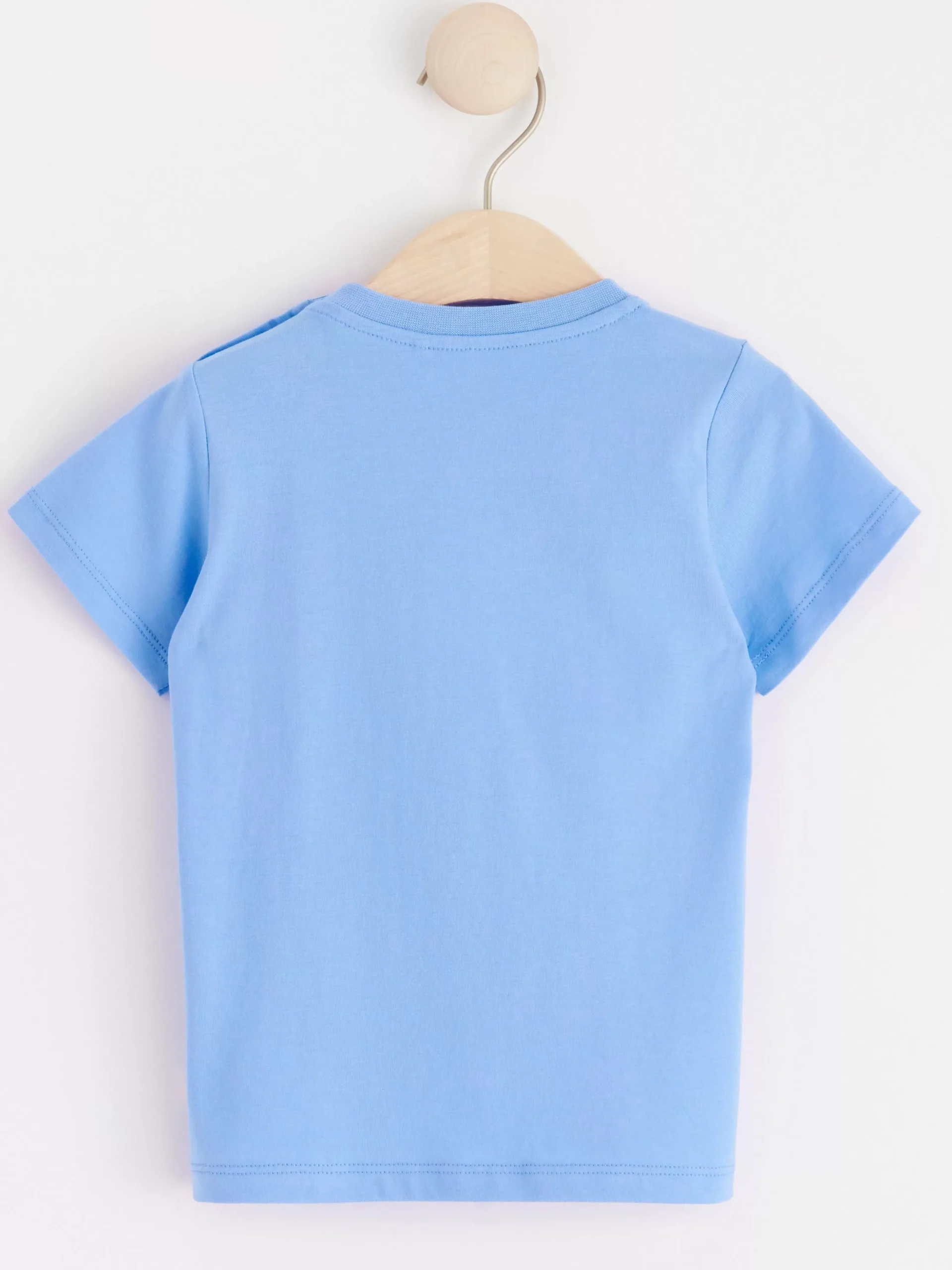 Toppar & T-Shirts>Lindex Kortarmad Topp Light Blue