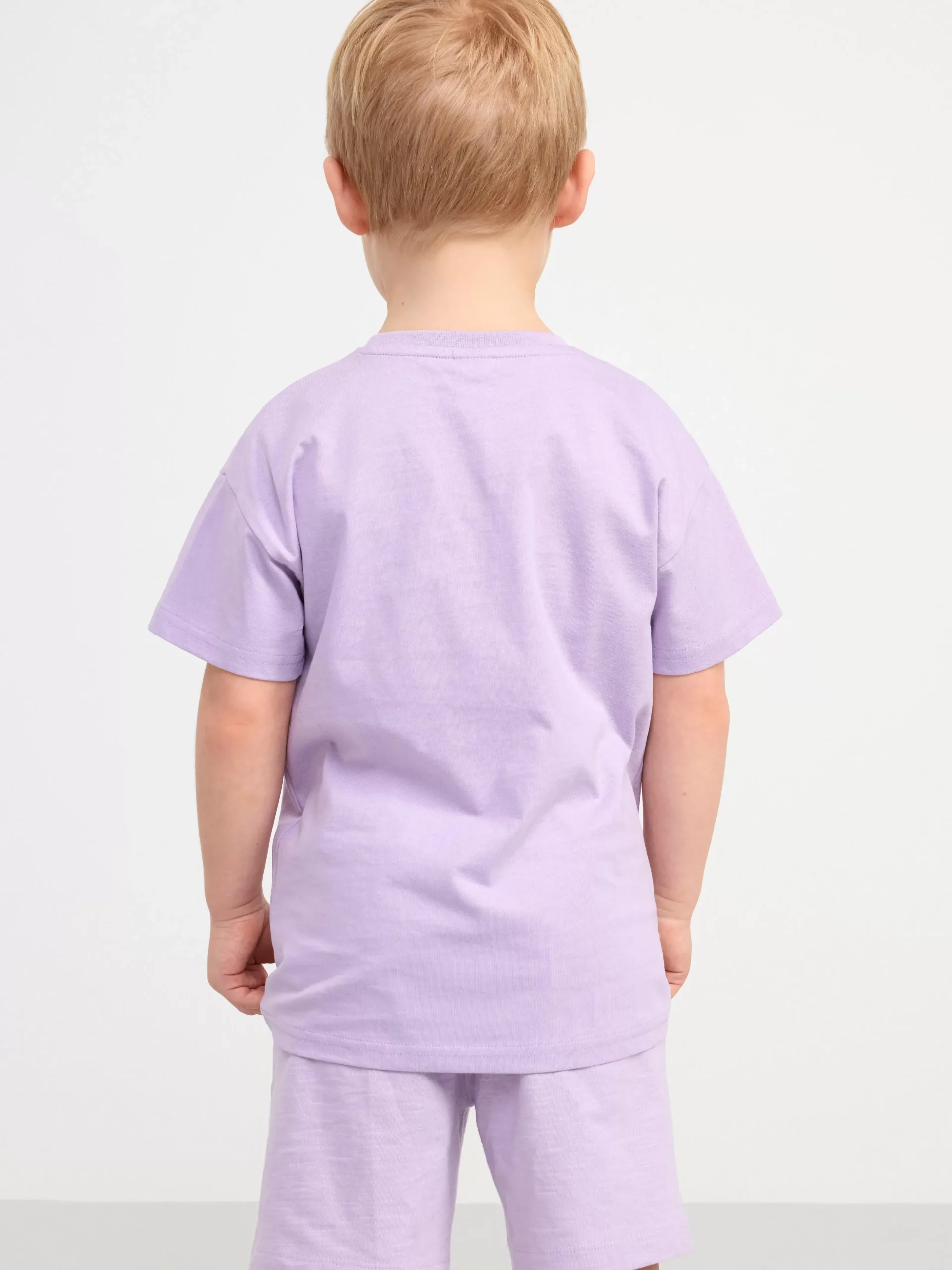 Toppar & T-Shirts>Lindex Kortarmad Topp Med Bil Av Vandbara Paljetter Light Lilac