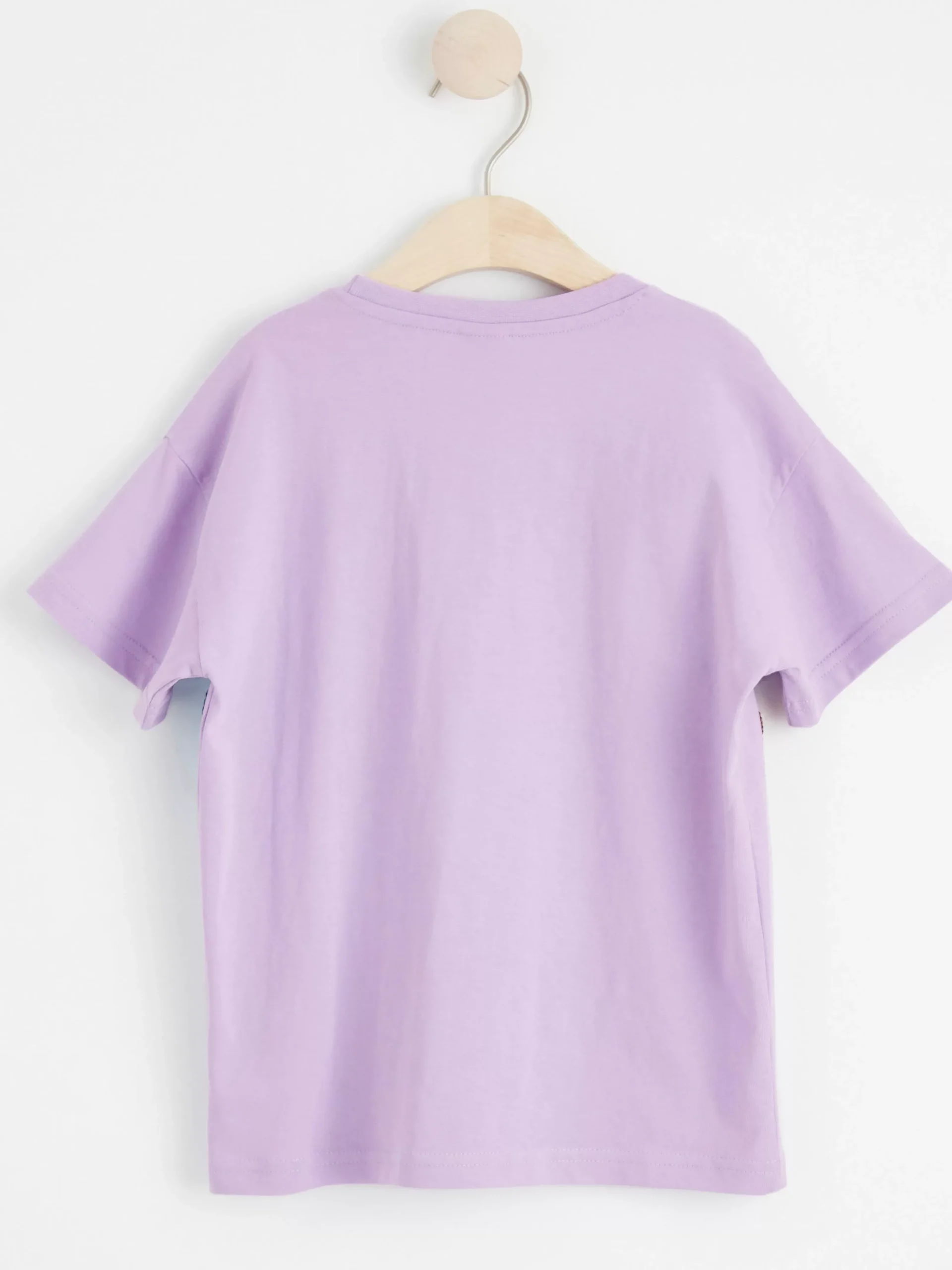 Toppar & T-Shirts>Lindex Kortarmad Topp Med Bil Av Vandbara Paljetter Light Lilac