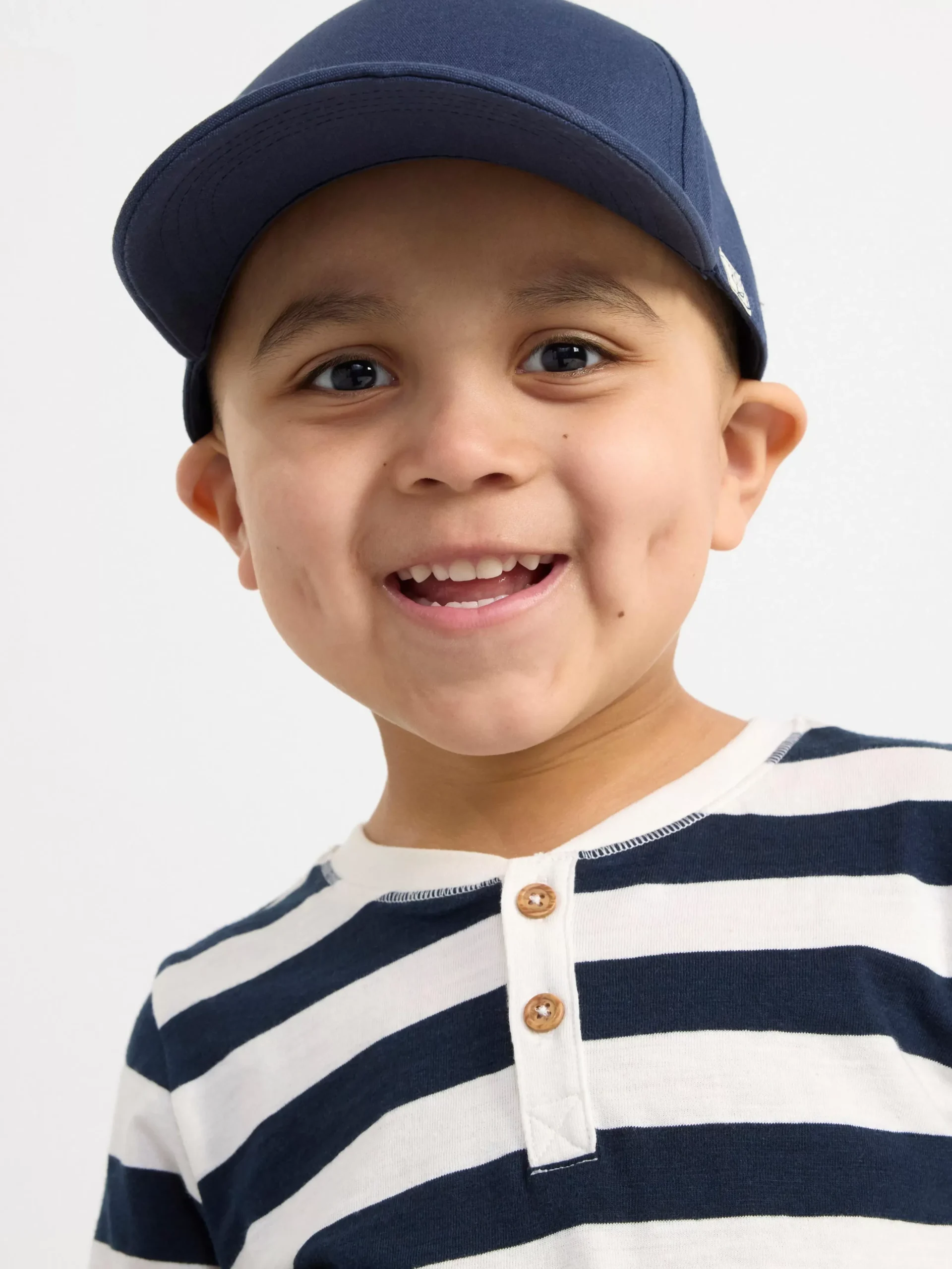 Toppar & T-Shirts>Lindex Kortarmad Topp Med Knappar Dark Navy