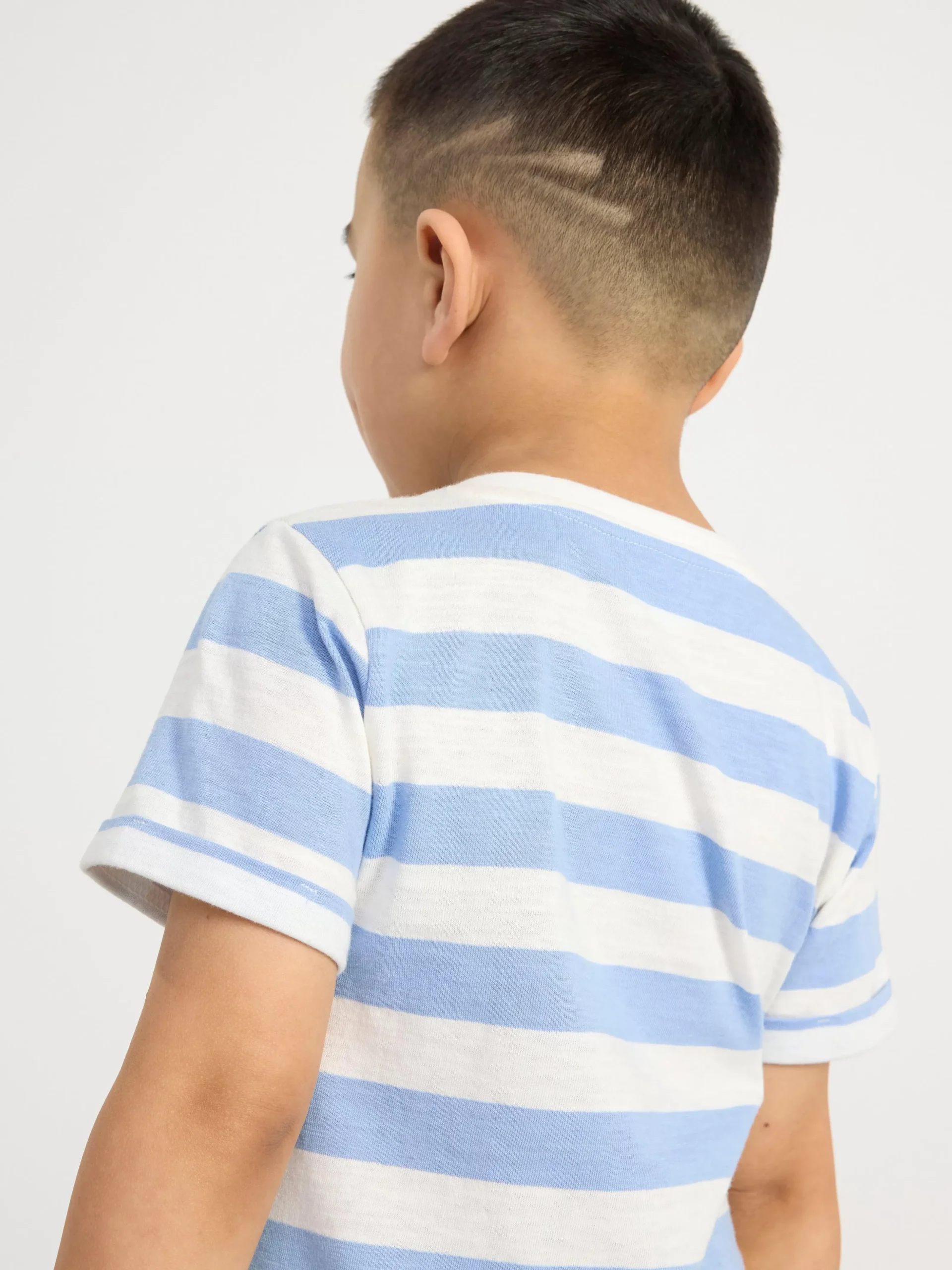 Toppar & T-Shirts>Lindex Kortarmad Topp Med Knappar Lt Dusty Blue