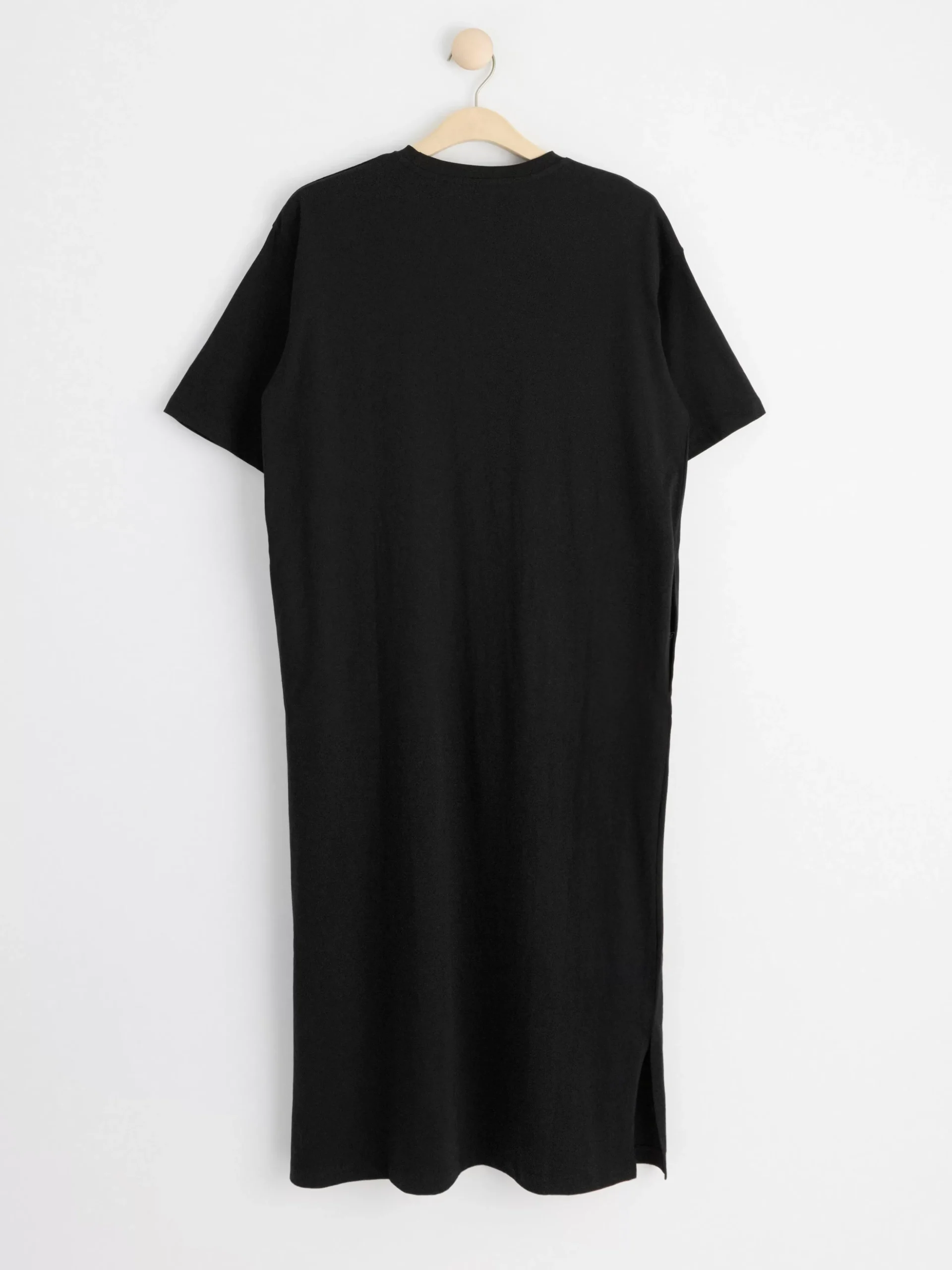 Klänningar>Lindex Kortarmad T-Shirtklanning Black
