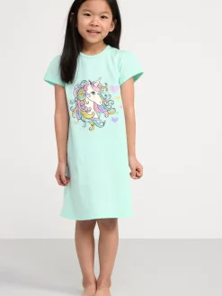 Nattplagg>Lindex Kortarmat Nattlinne Light Green
