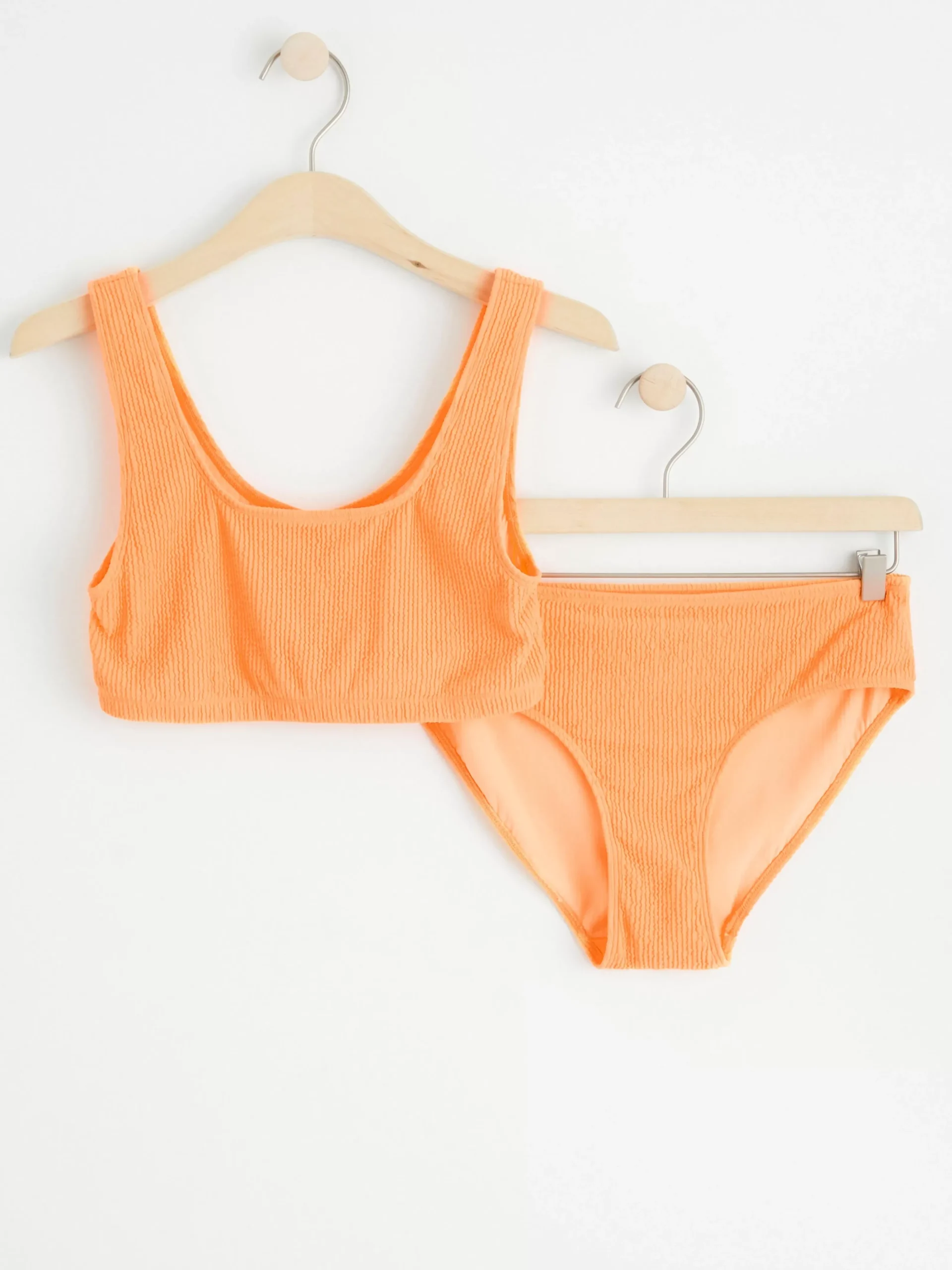 Badkläder & Uv>Lindex Krinklad Bikini Light Orange