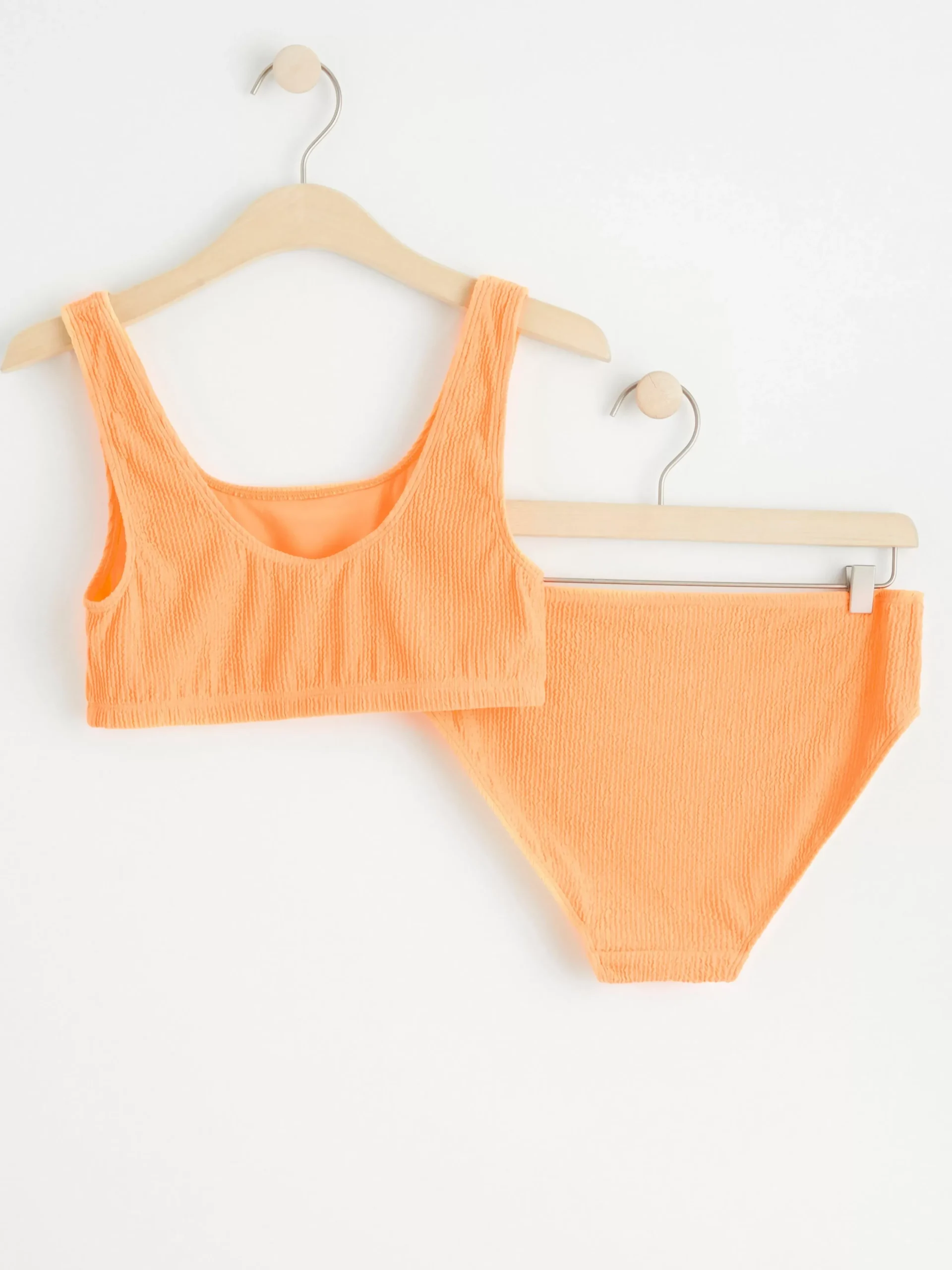 Badkläder & Uv>Lindex Krinklad Bikini Light Orange