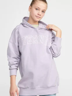 Tröjor & Cardigans>Lindex Lang Hoodie Light Lilac