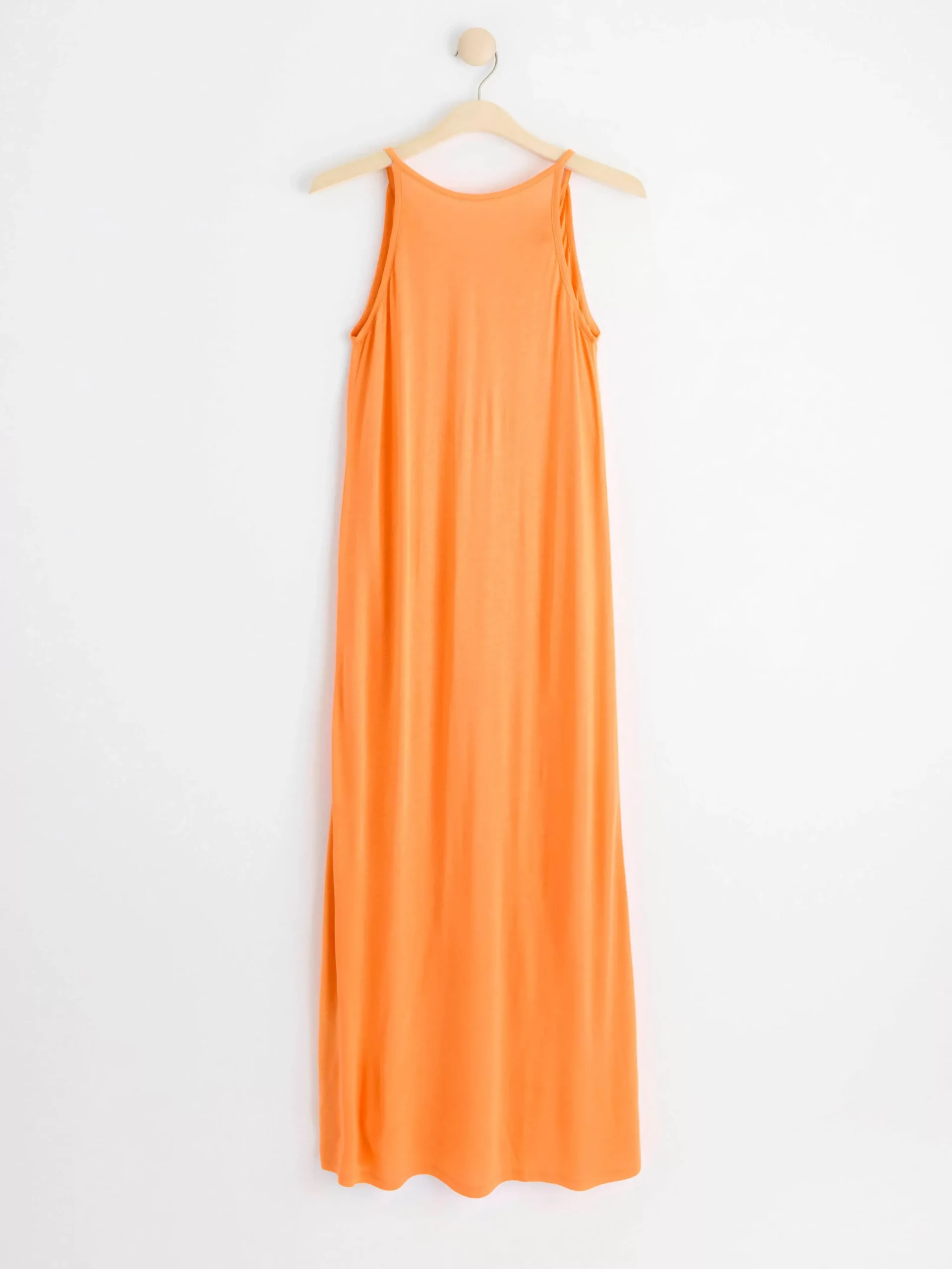 Klänningar>Lindex Lang Slip On-Klanning Light Orange