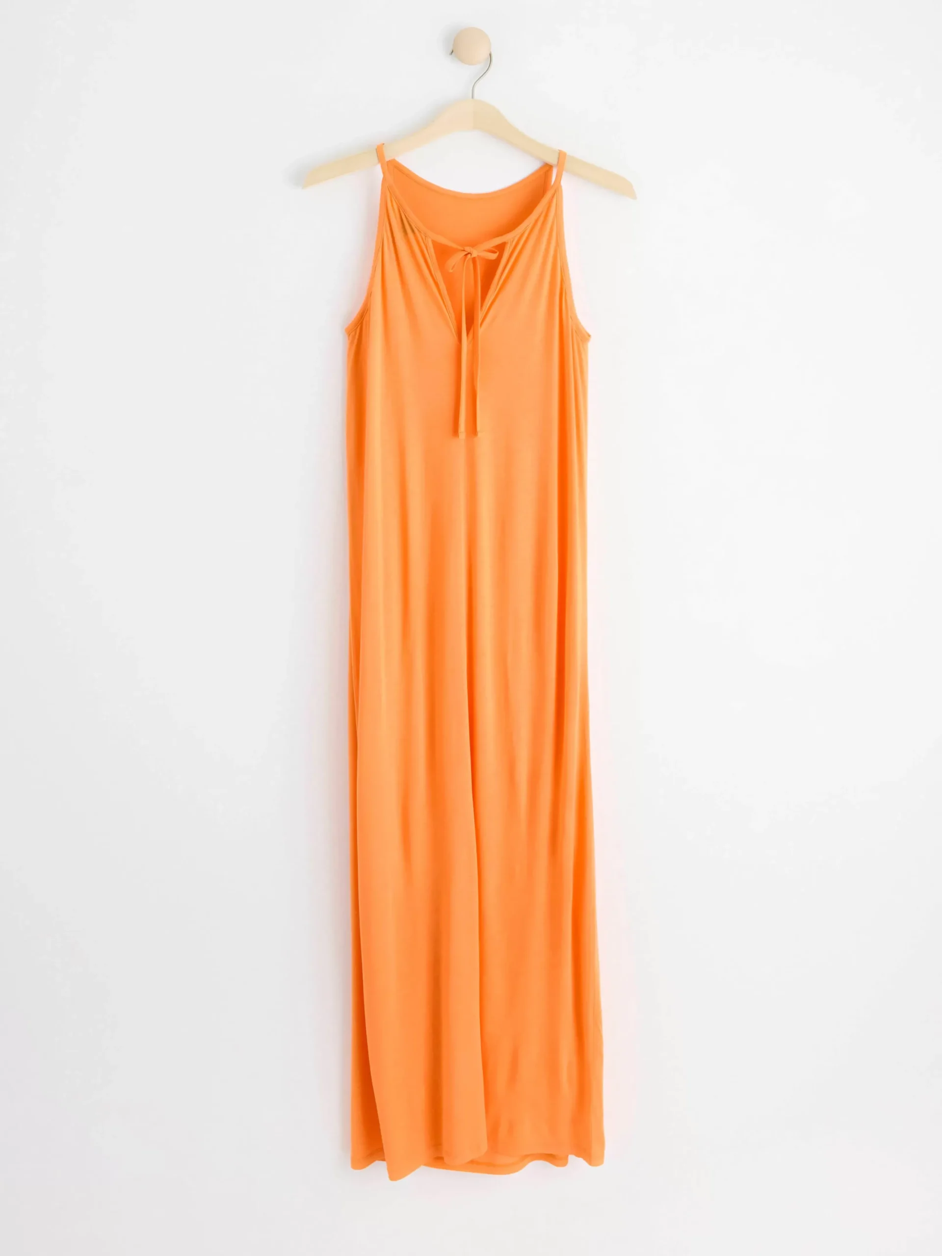 Klänningar>Lindex Lang Slip On-Klanning Light Orange
