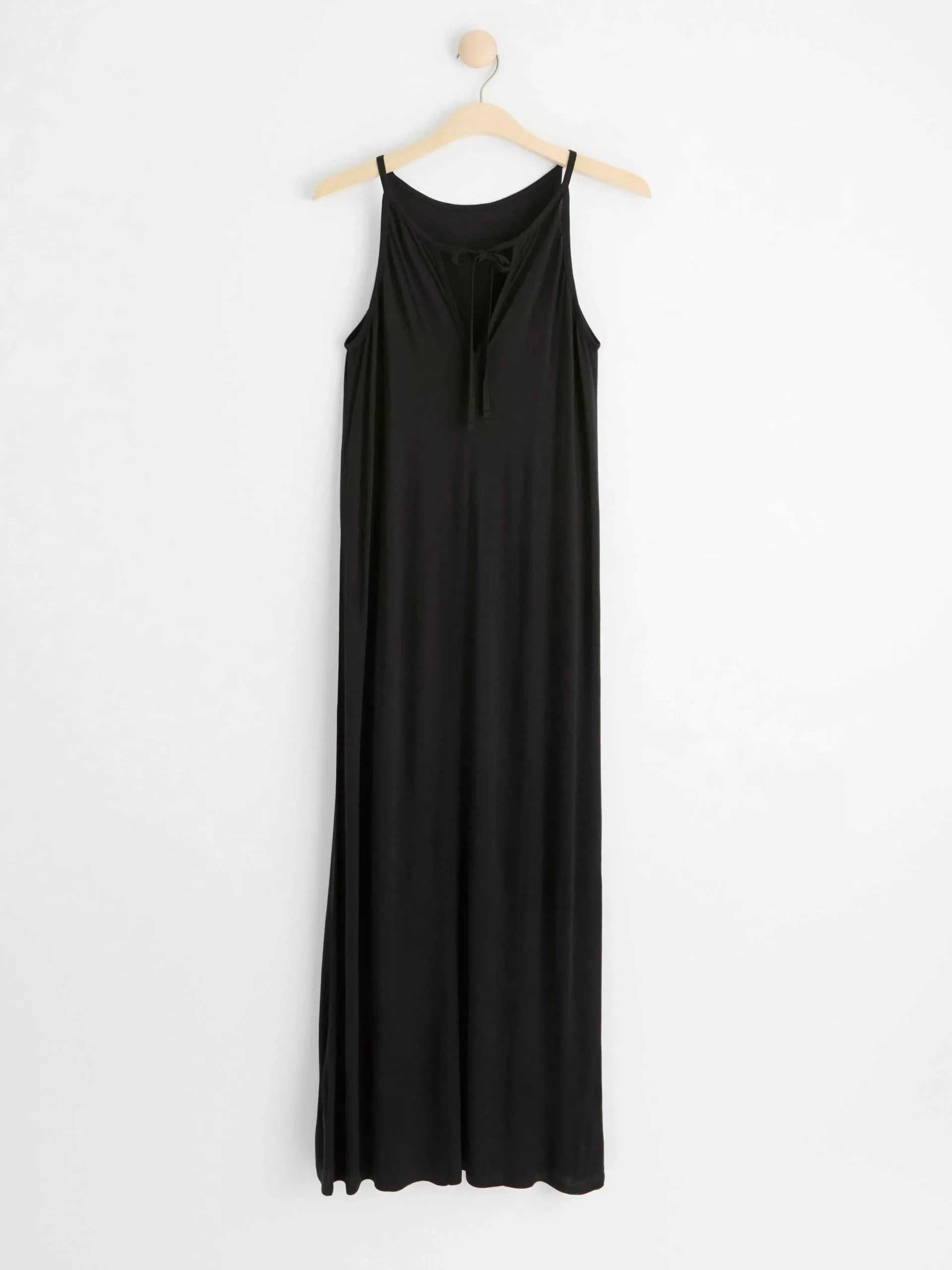 Klänningar>Lindex Lang Slip On-Klanning Black