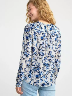 Blusar & Skjortor>Lindex Langarmad Blus Blue